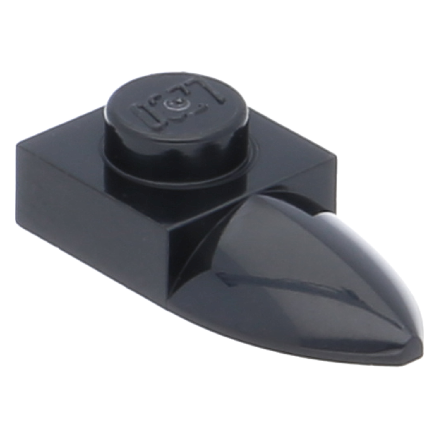 LEGO Platten (modifiziert) - 1 x 1 mit horizontalem Zahn