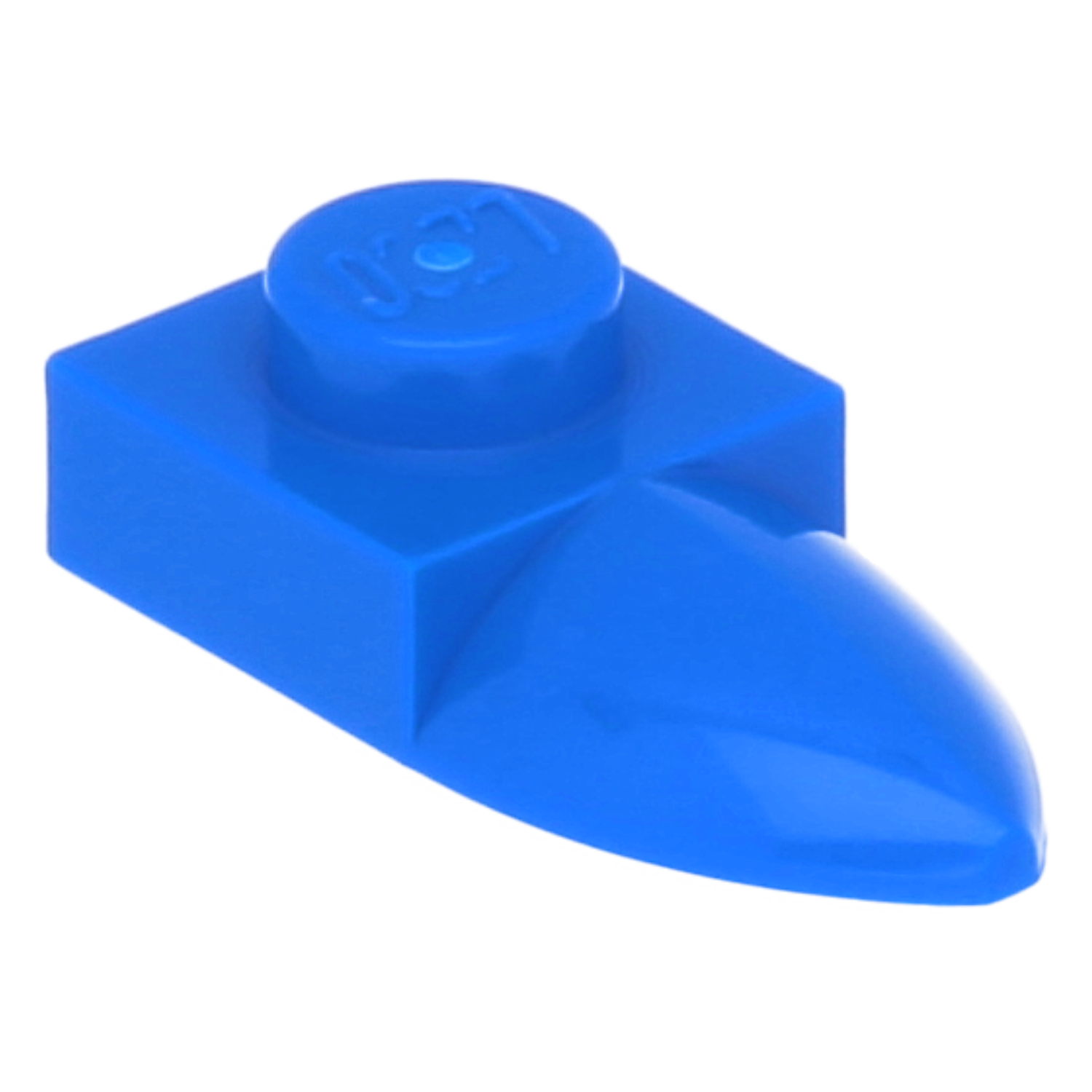 LEGO Platten (modifiziert) - 1 x 1 mit horizontalem Zahn