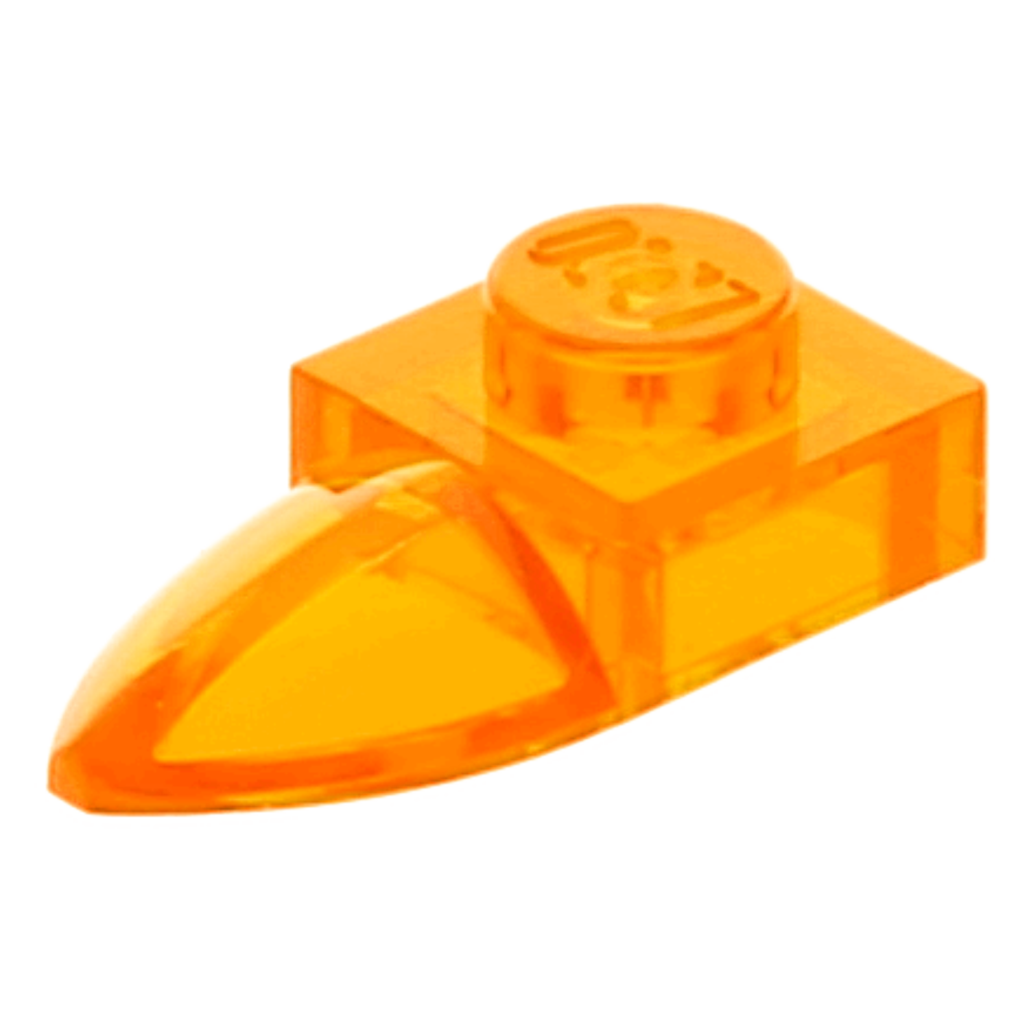 LEGO Platten (modifiziert) - 1 x 1 mit horizontalem Zahn