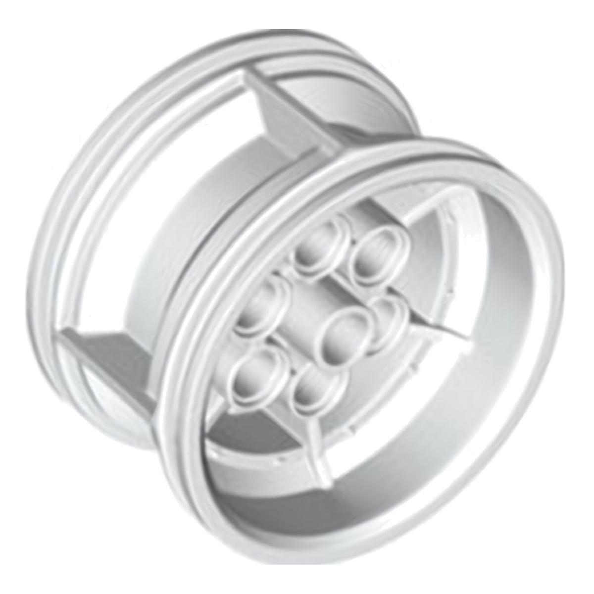 LEGO Technic tires/rims - 43.2mm D. x 26mm with 6 pin openings (small)