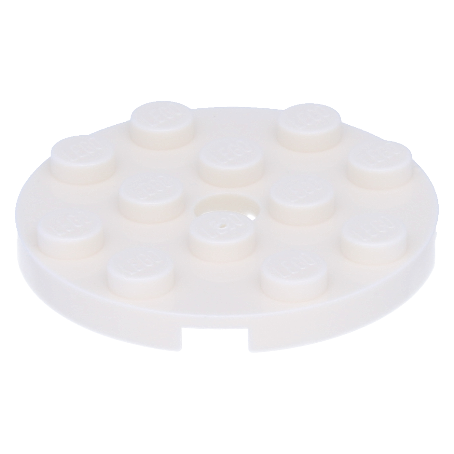 LEGO Plates (modified) - 4 x 4 with hole (round)