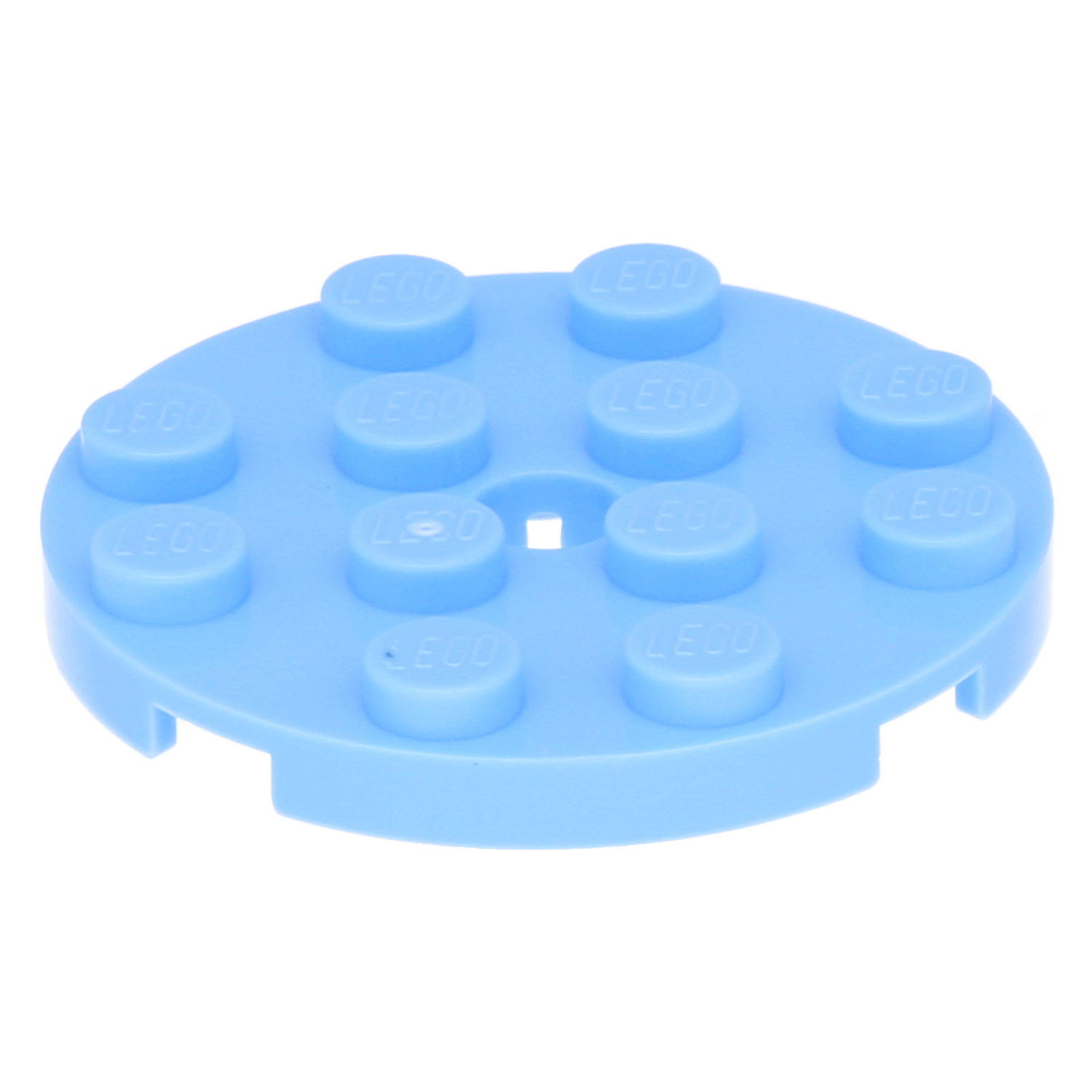 LEGO Plates (modified) - 4 x 4 with hole (round)