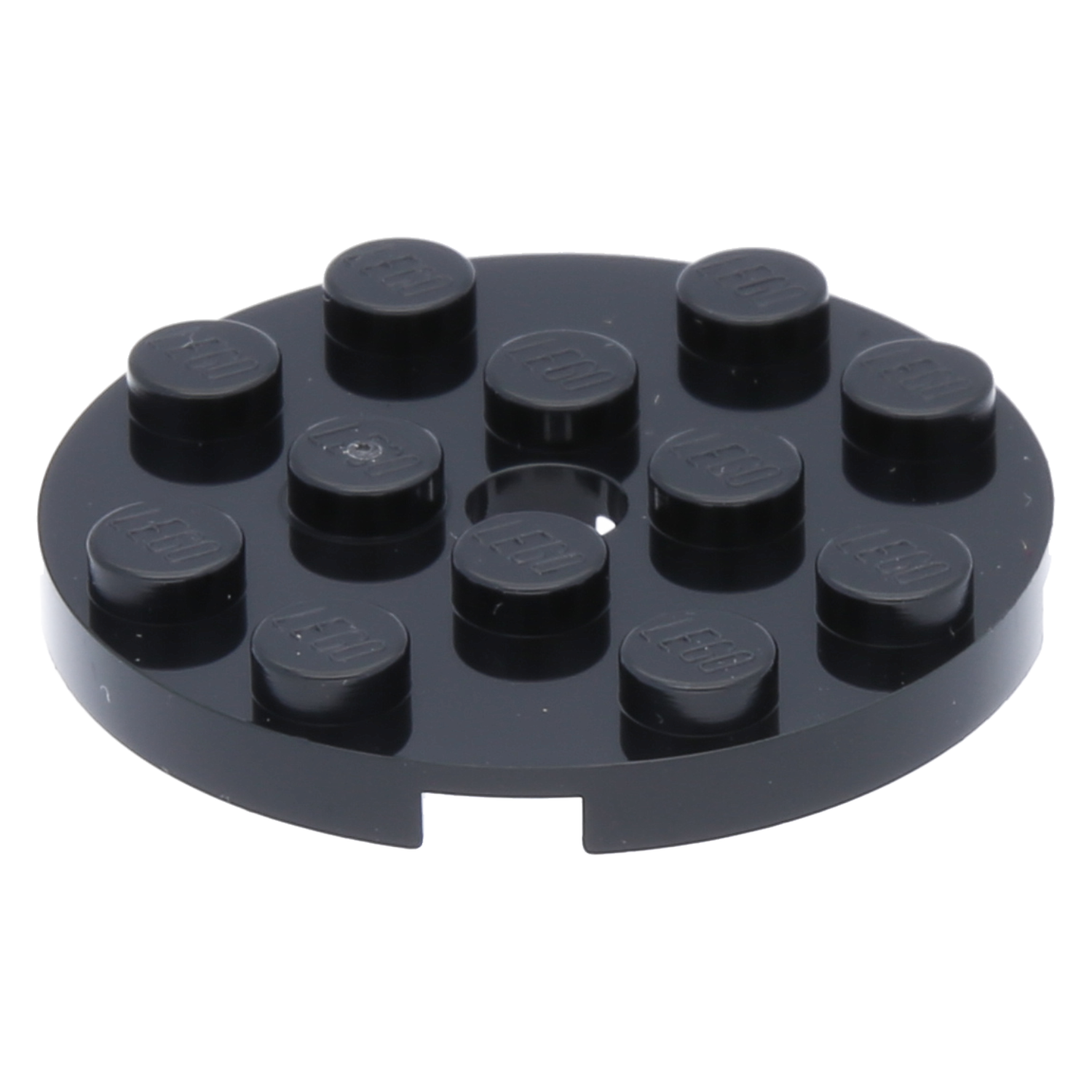 LEGO Plates (modified) - 4 x 4 with hole (round)