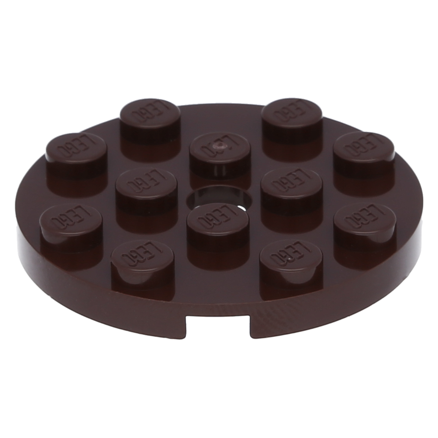 LEGO Plates (modified) - 4 x 4 with hole (round)