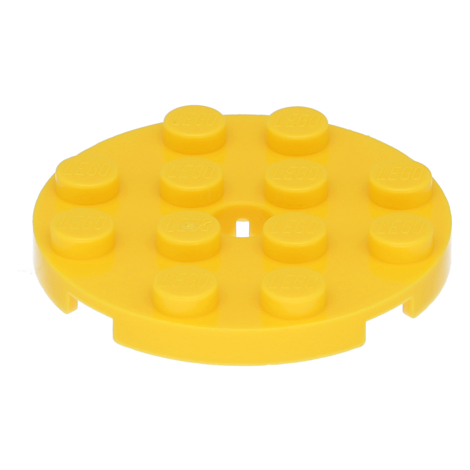 LEGO Plates (modified) - 4 x 4 with hole (round)