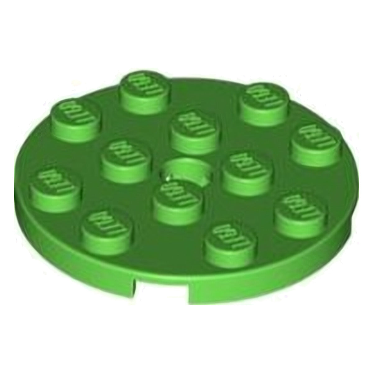 LEGO Plates (modified) - 4 x 4 with hole (round)