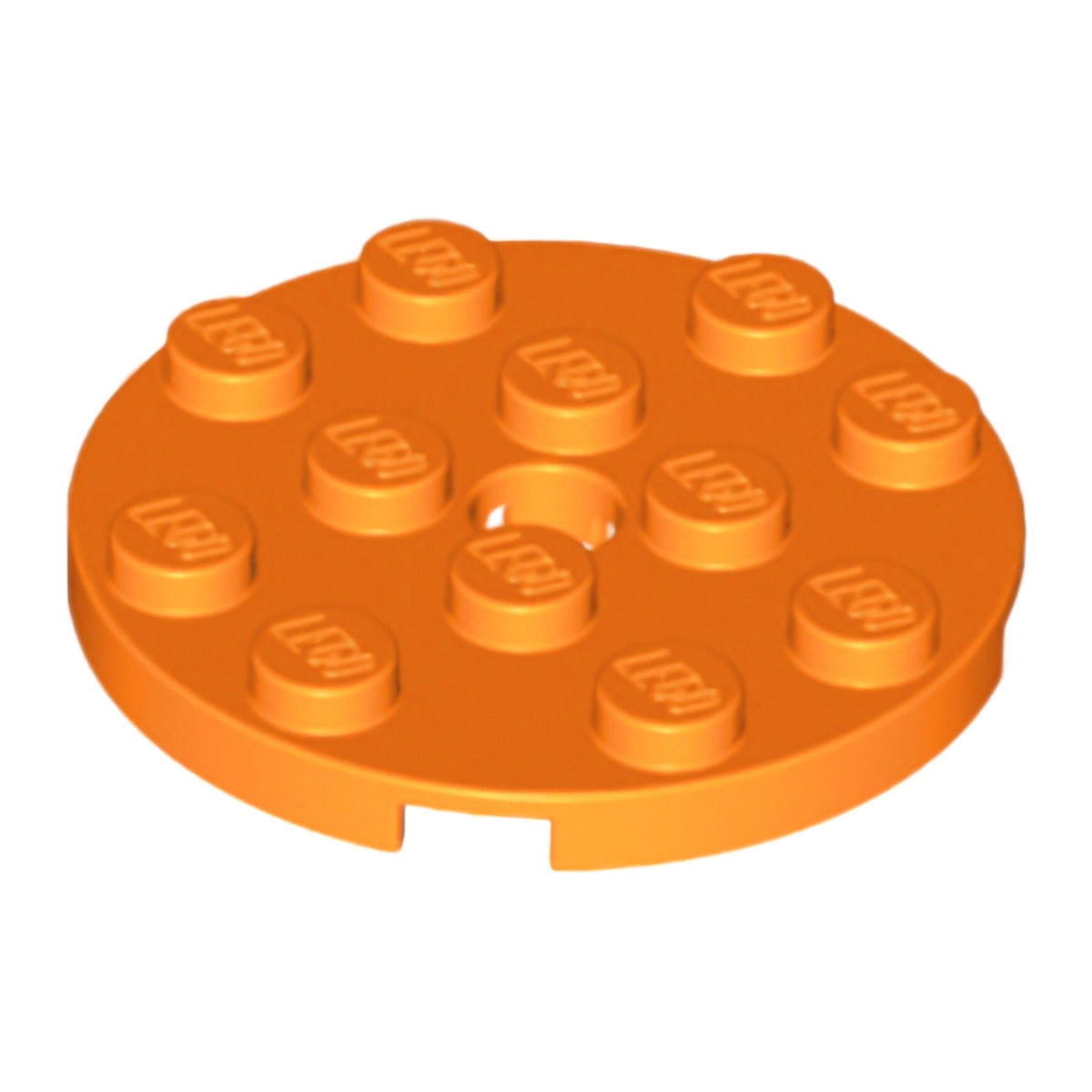 LEGO Plates (modified) - 4 x 4 with hole (round)