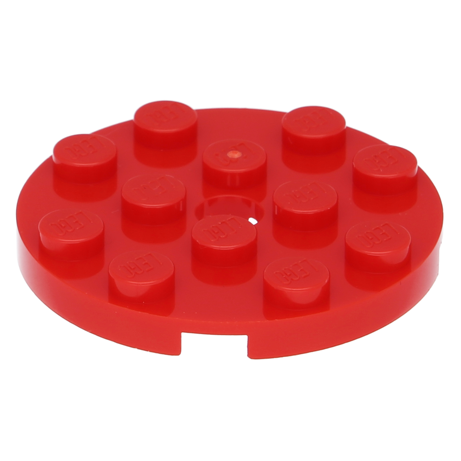 LEGO Plates (modified) - 4 x 4 with hole (round)