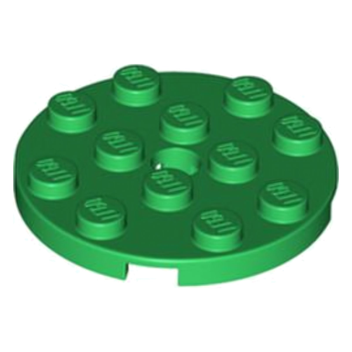 LEGO Plates (modified) - 4 x 4 with hole (round)