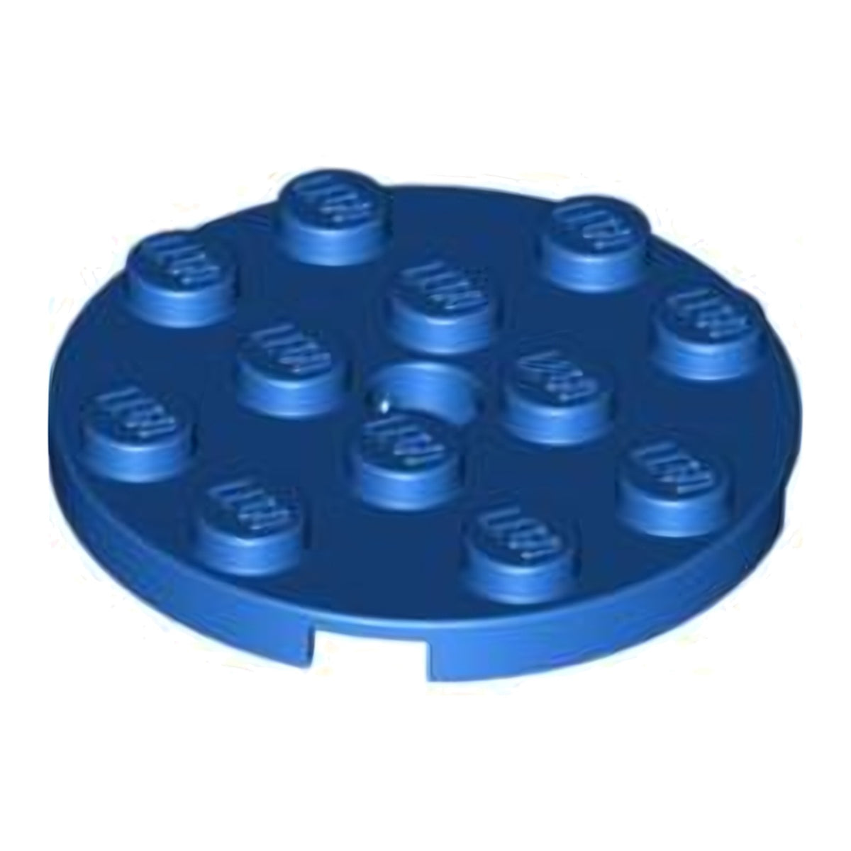 LEGO Plates (modified) - 4 x 4 with hole (round)