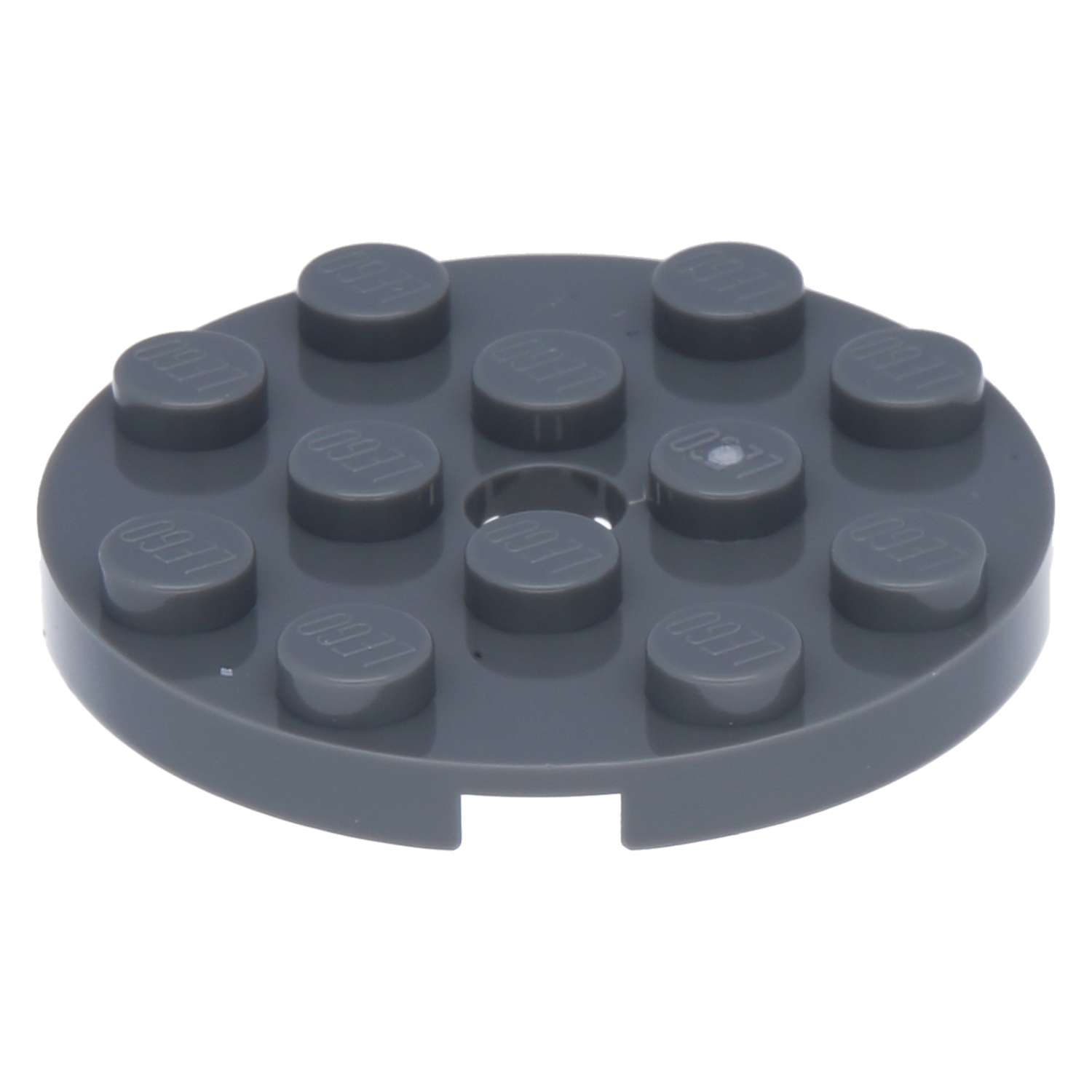 LEGO Plates (modified) - 4 x 4 with hole (round)