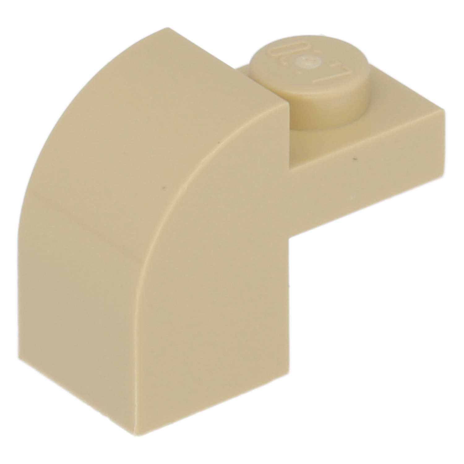 LEGO Slopes (modified) - 1 x 2 x 1 1/3 with recessed nub (curved)