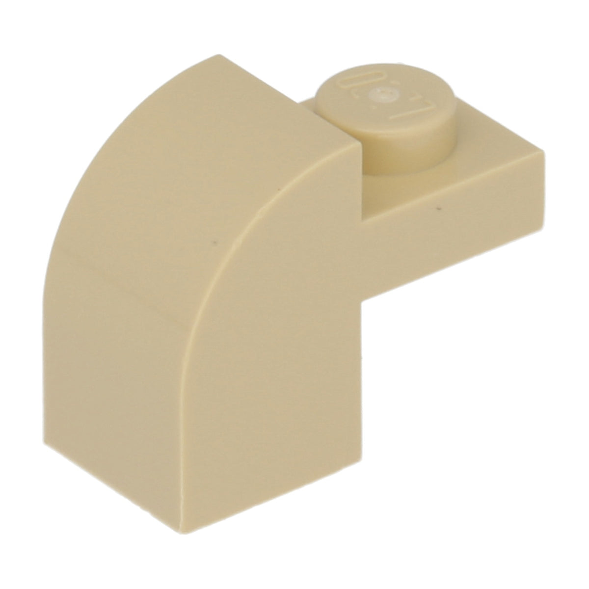 LEGO Slopes (modified) - 1 x 2 x 1 1/3 with recessed nub (curved)