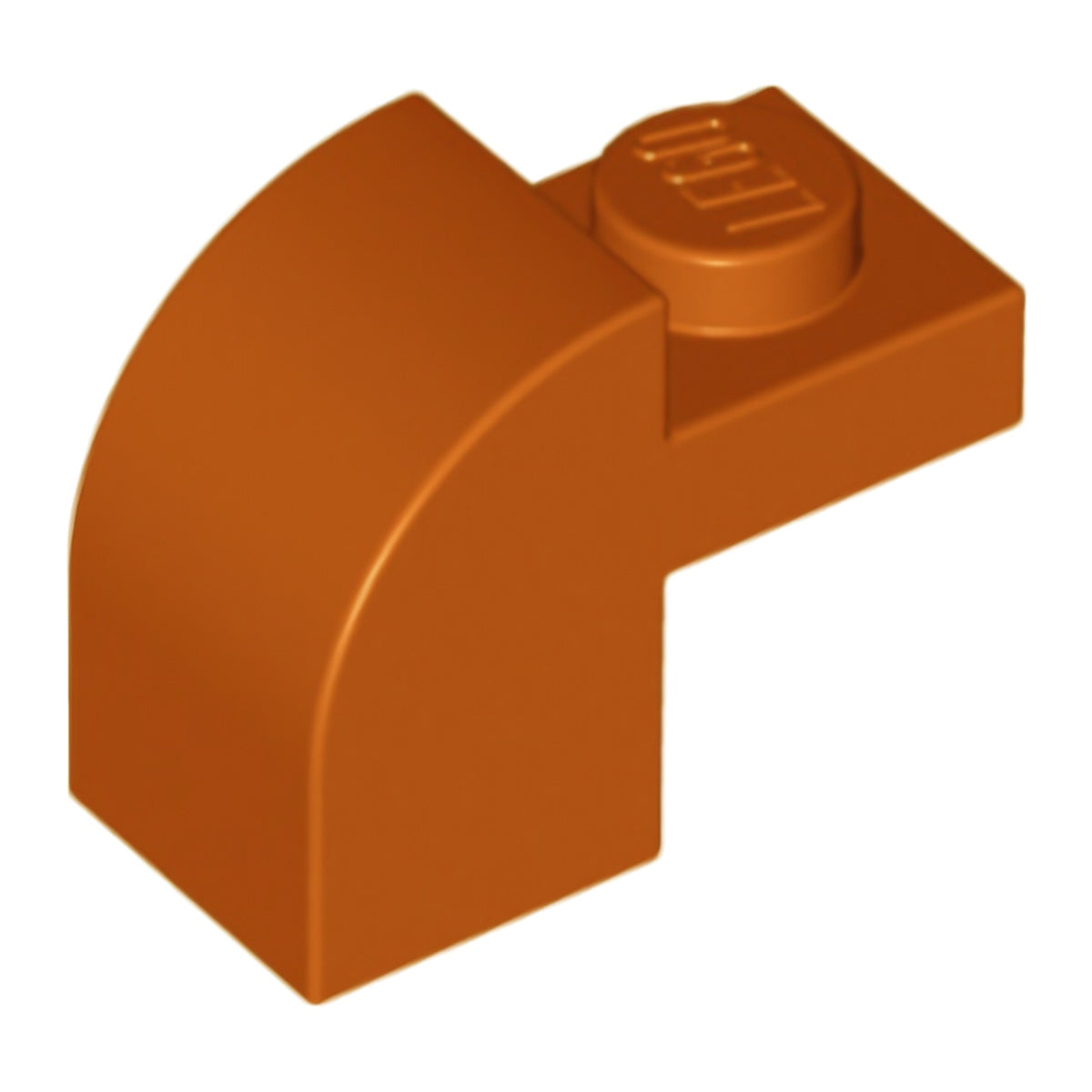 LEGO Slopes (modified) - 1 x 2 x 1 1/3 with recessed nub (curved)