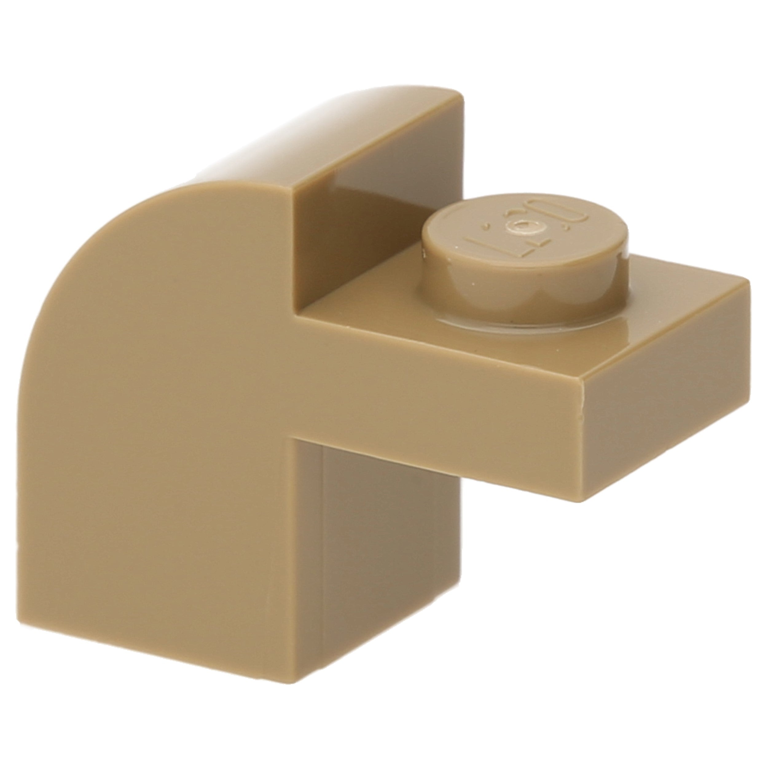 LEGO Slopes (modified) - 1 x 2 x 1 1/3 with recessed nub (curved)