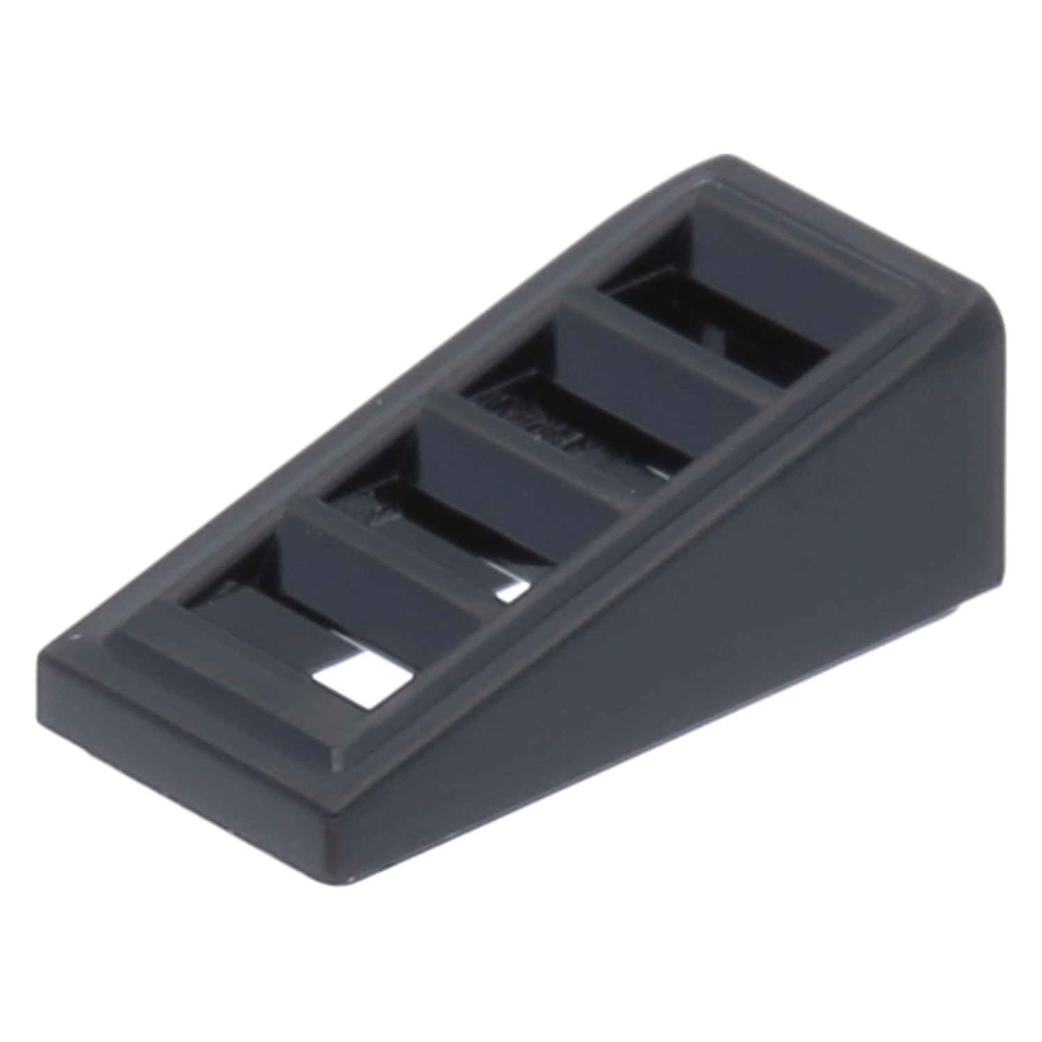 LEGO roof stones (modified) - sloping 18 degrees, 2 x 1 x 2/3 with grating