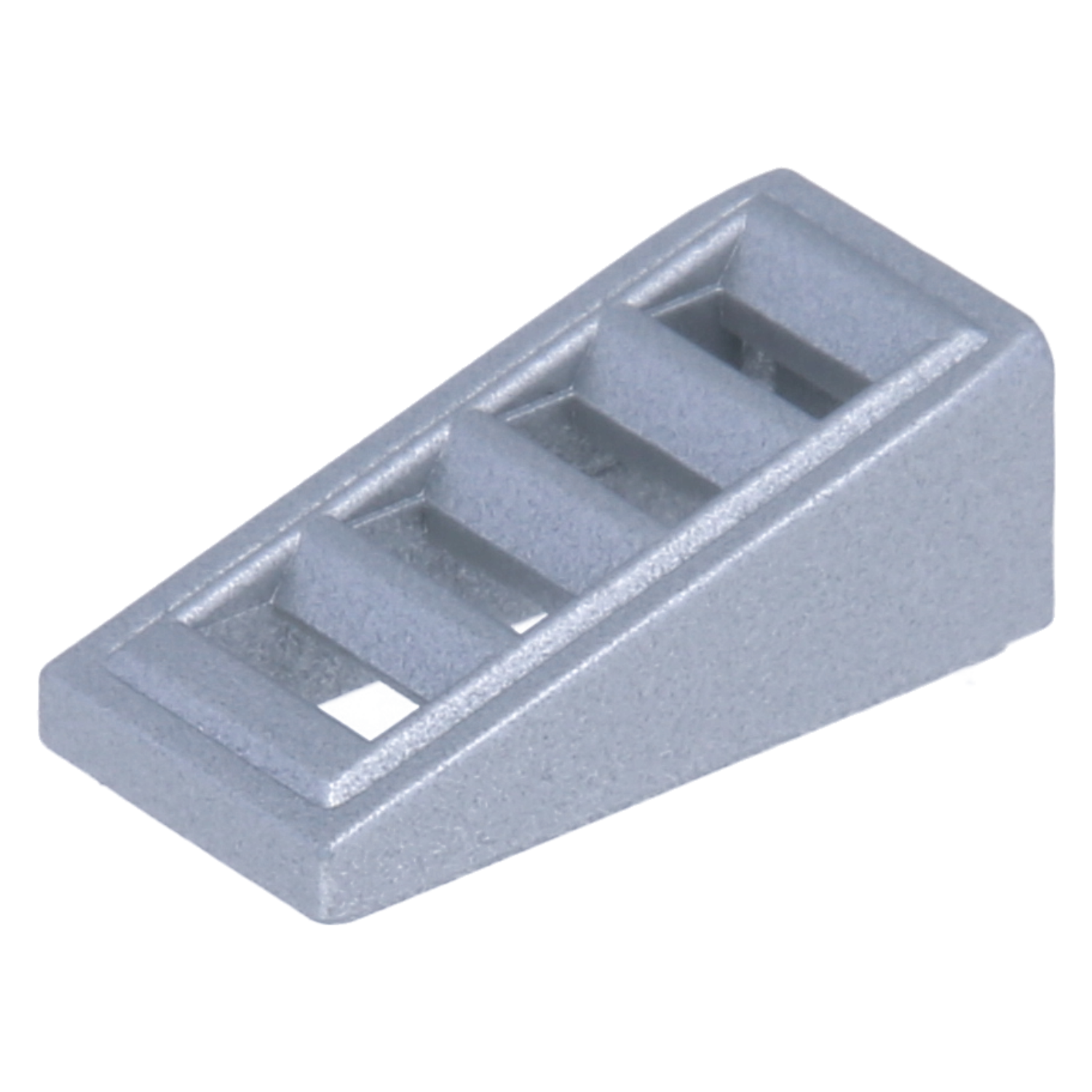 LEGO roof stones (modified) - sloping 18 degrees, 2 x 1 x 2/3 with grating