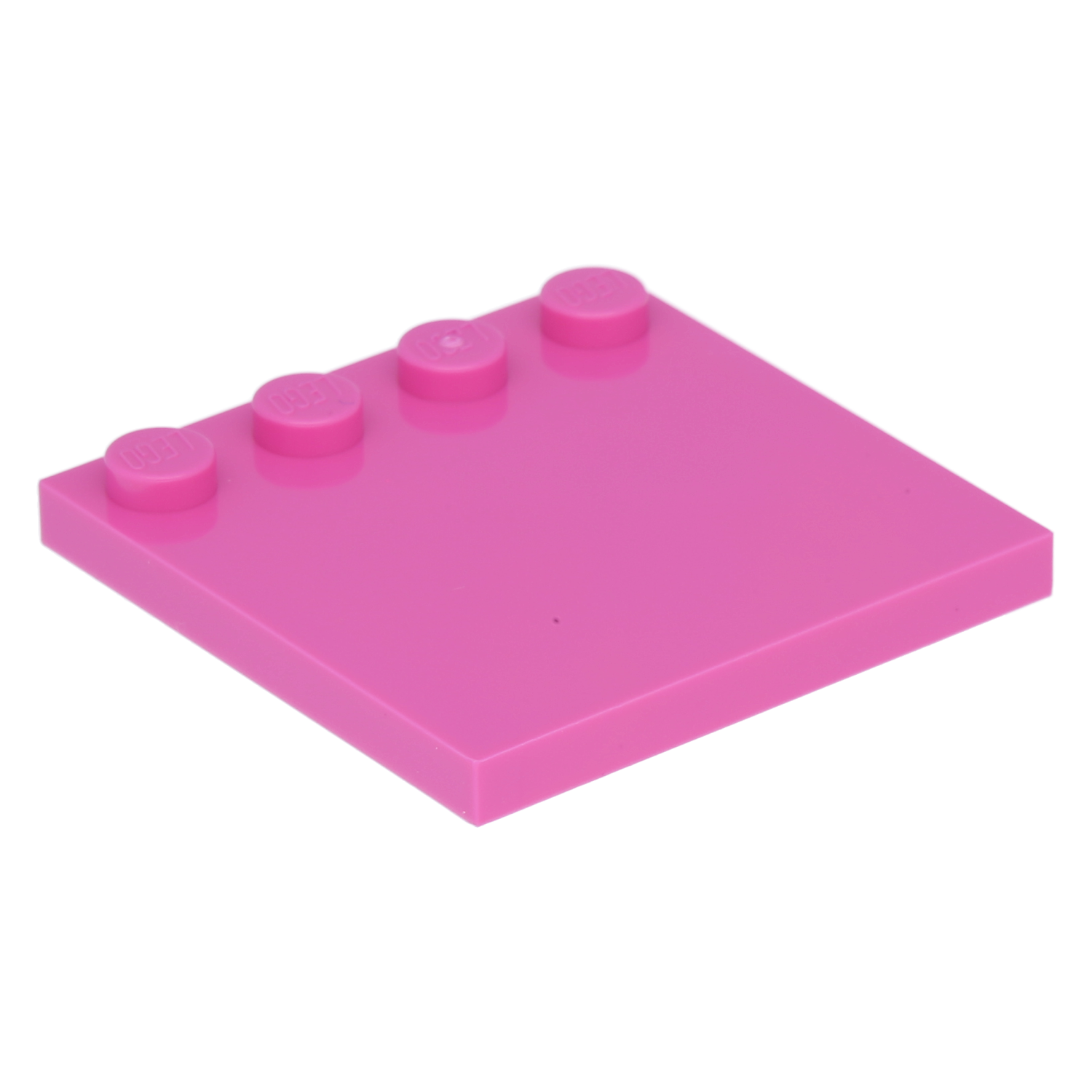 LEGO tiles (modified) - 4 x 4 with knobs on the edge