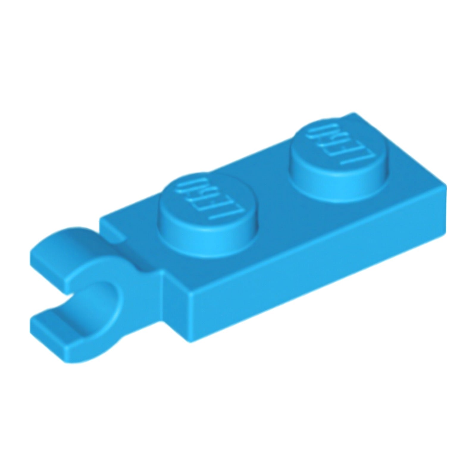 LEGO Plates (modified) - 1 x 2 with horizontal clip