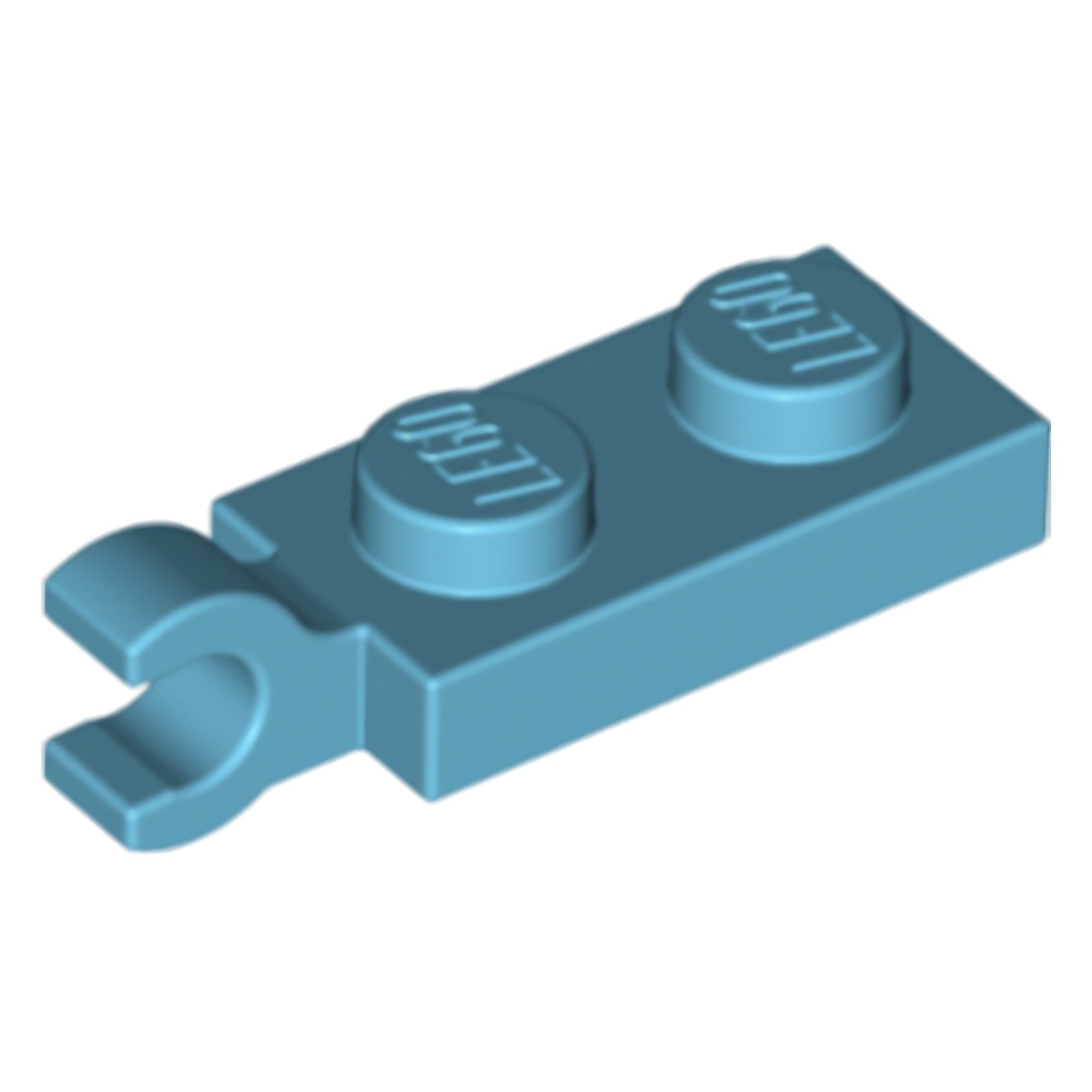 LEGO Plates (modified) - 1 x 2 with horizontal clip