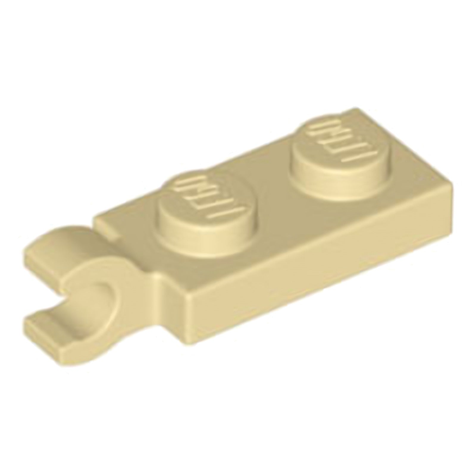 LEGO Plates (modified) - 1 x 2 with horizontal clip