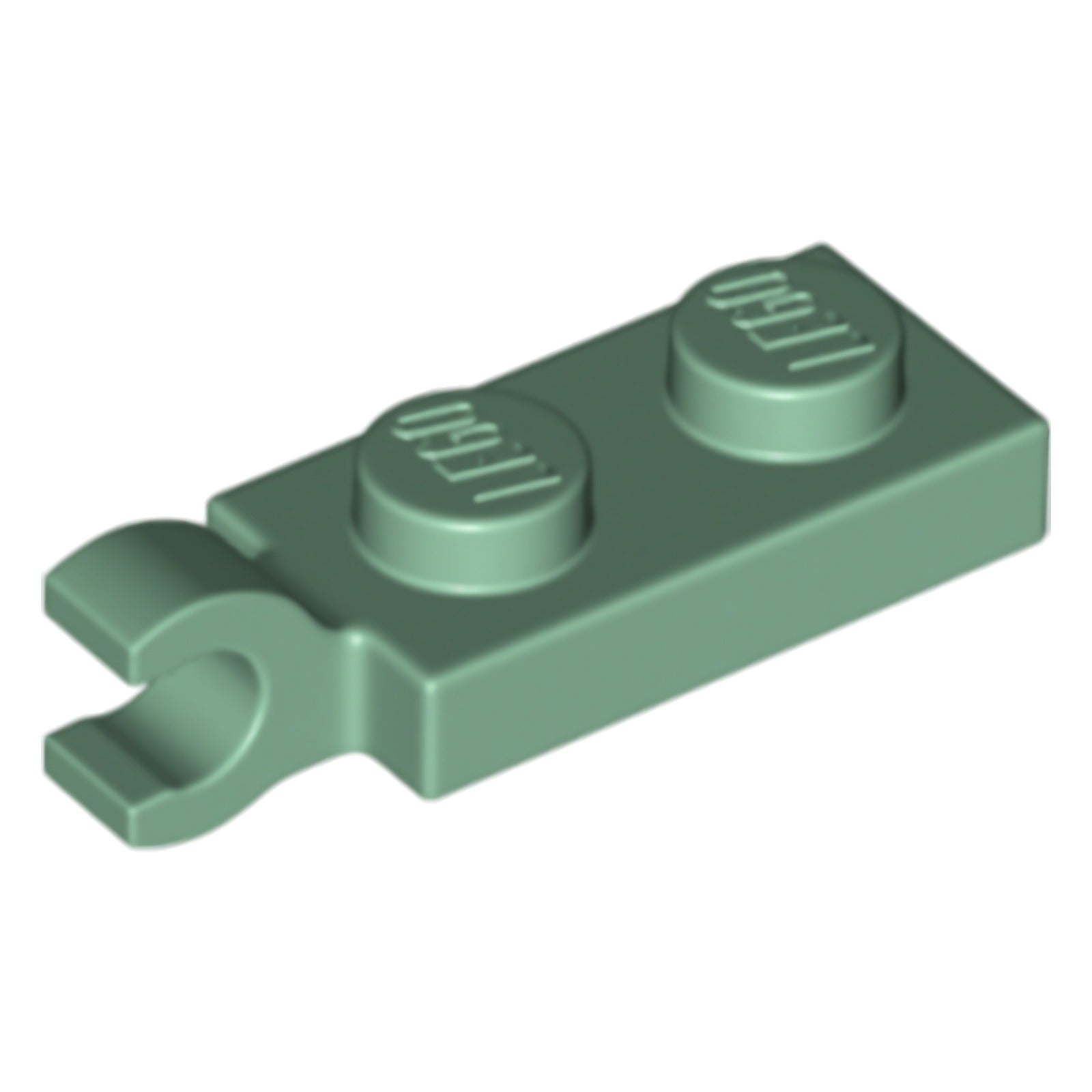 LEGO Plates (modified) - 1 x 2 with horizontal clip