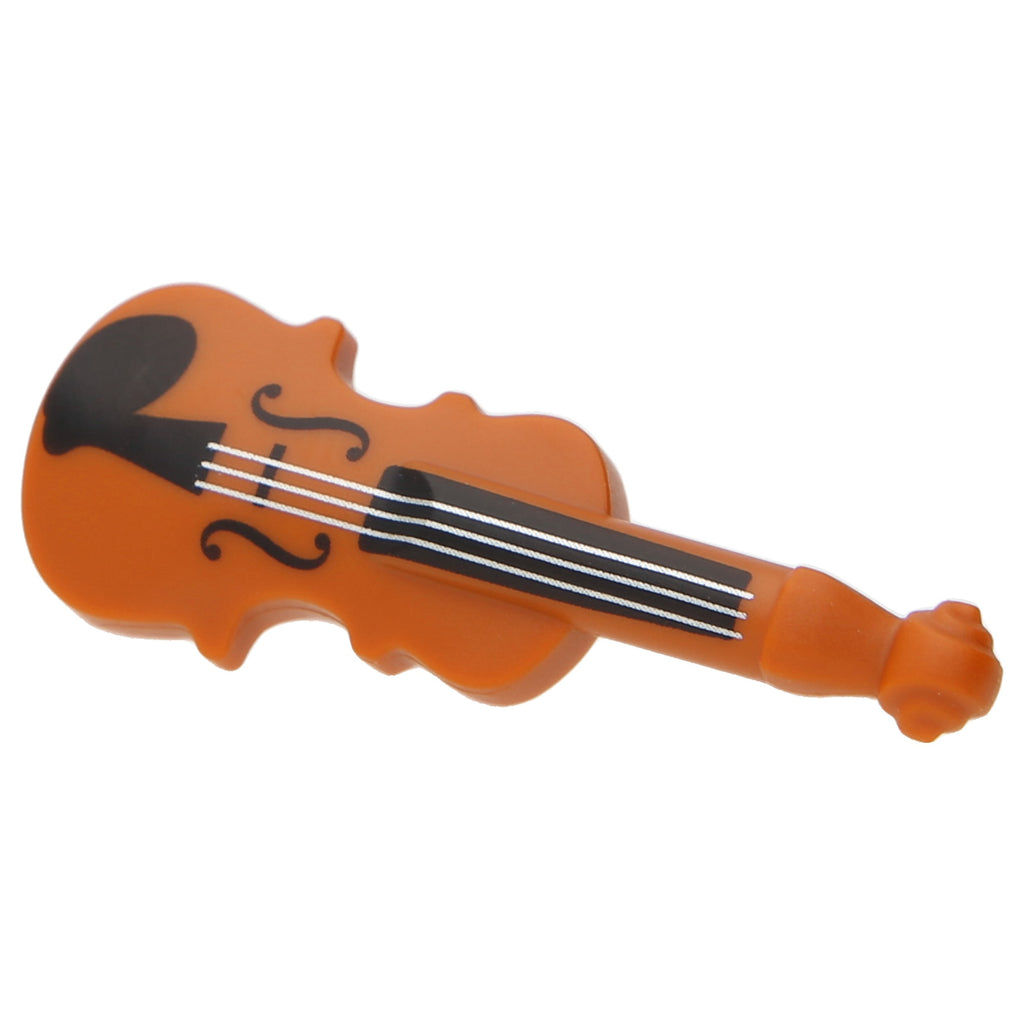 Lego Figure Instrument LEGO Minifigure Accessories (Instruments) - Violin with Silver Sides