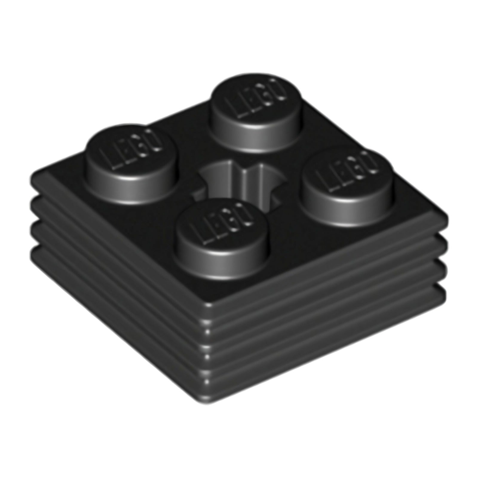 LEGO Stein modifiziert 2 x 2 x 2/3 gerippt (71752) – Farbe wählbar – 3 Farben