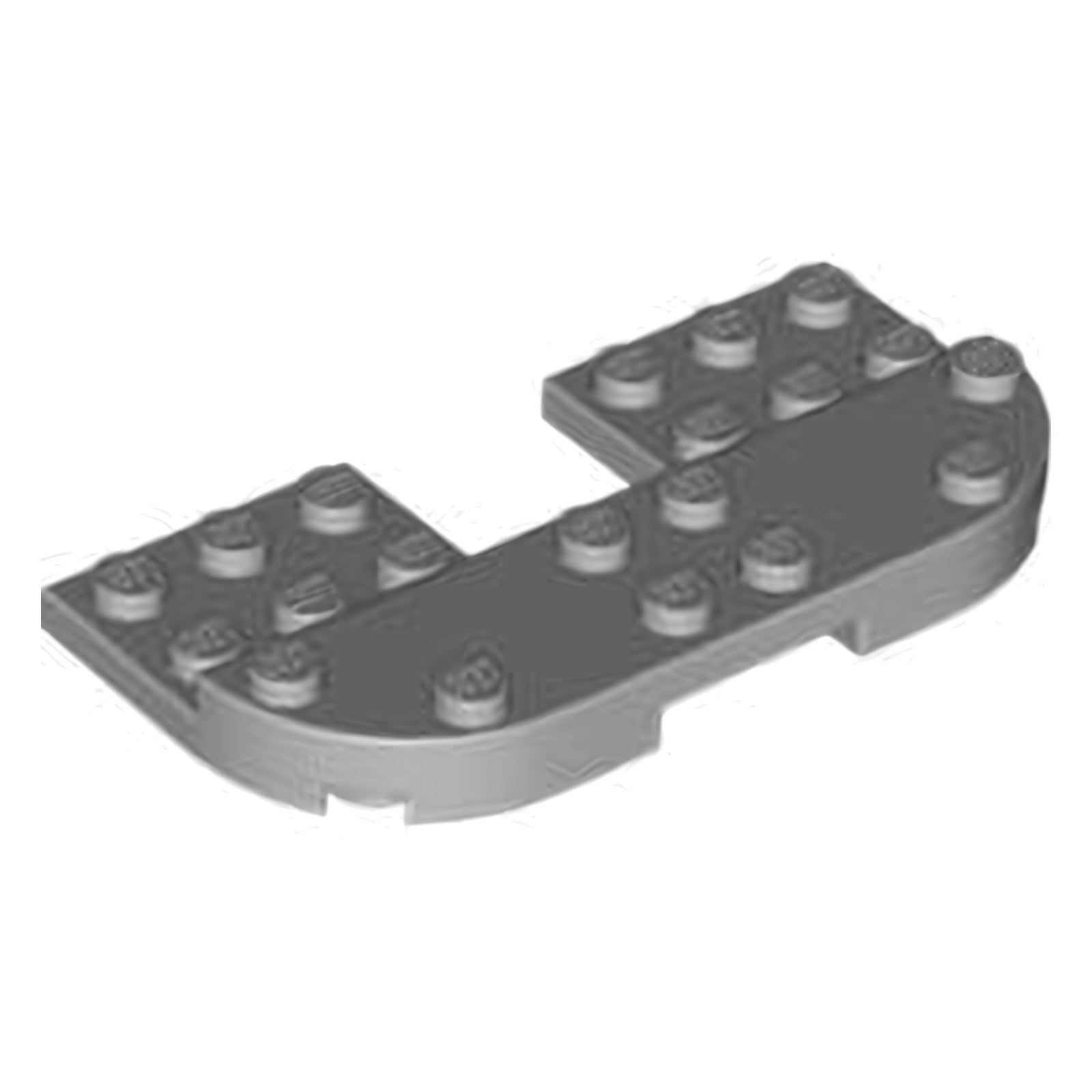 LEGO Rundplatte 4 x 8 x 2/3, erhöht 2 x 8 und 2 x 2 Ausschnitt (73832)
