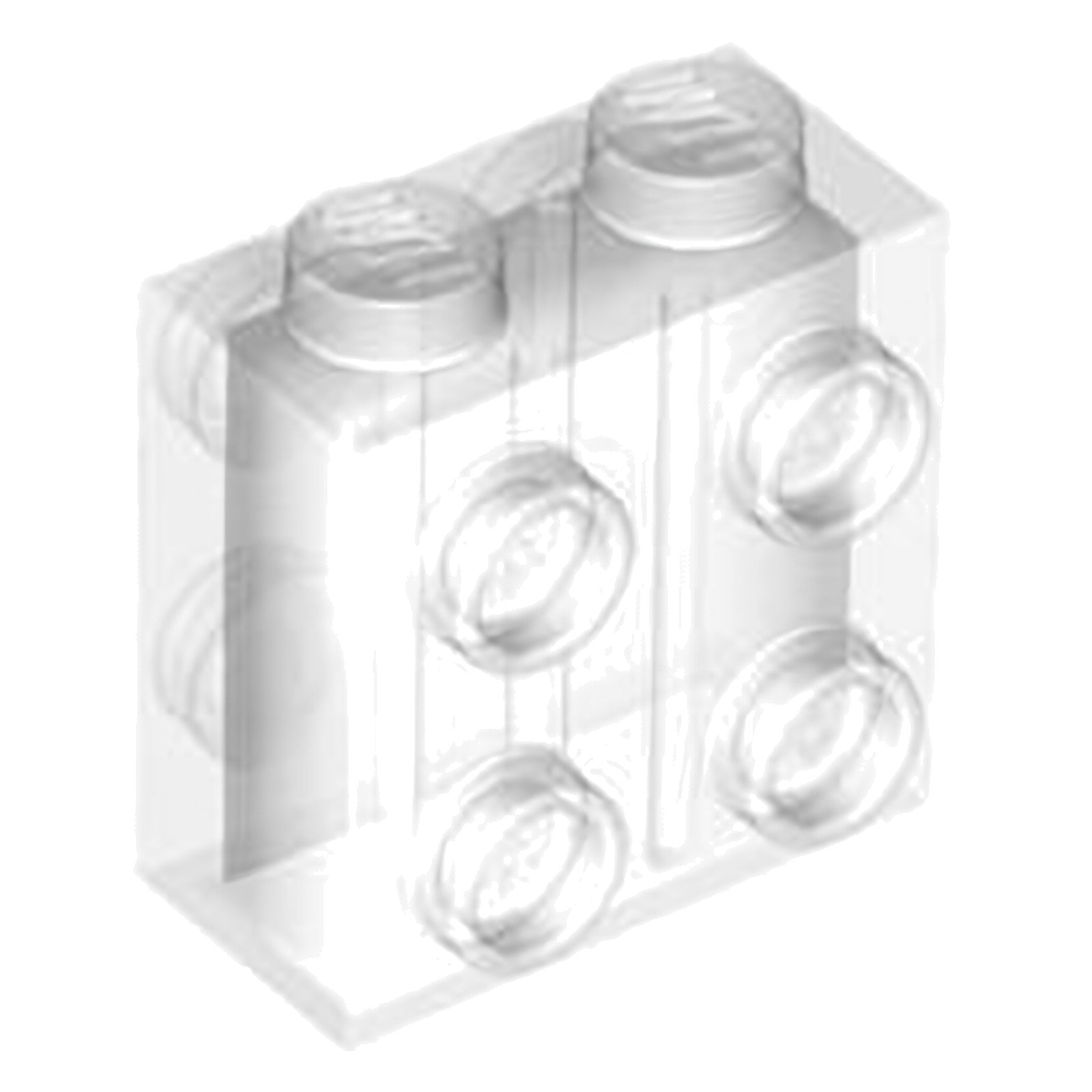LEGO Stein modifiziert 1 x 2 x 1 2/3 mit Noppen auf Seiten (80796)