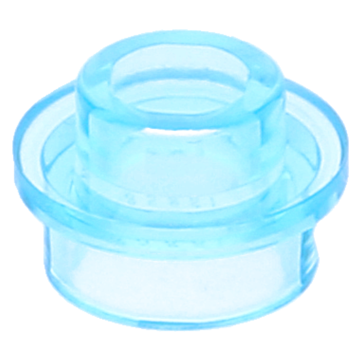 LEGO Plates (modified) - 1 x 1 with open nub (round)