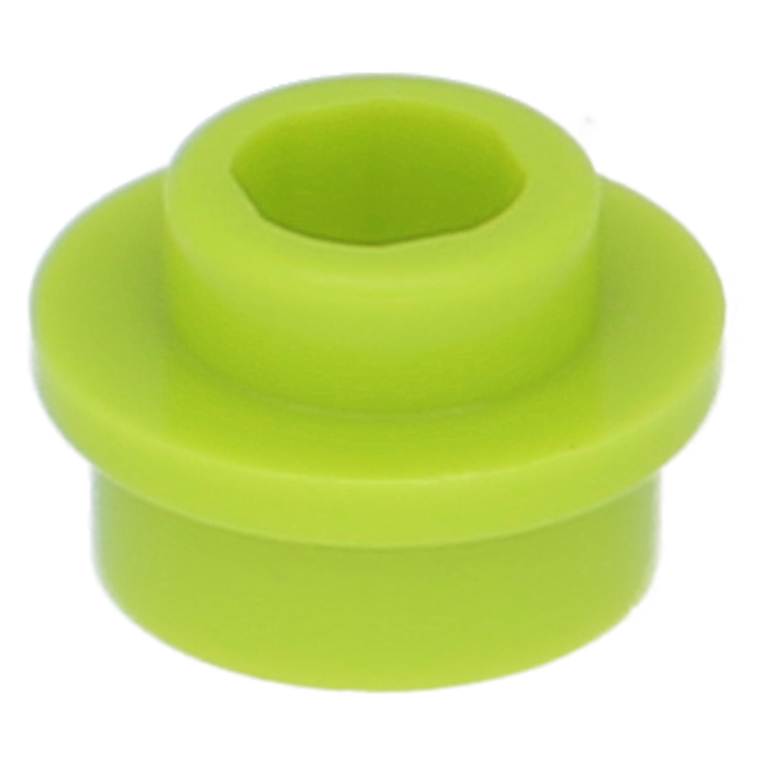 LEGO Plates (modified) - 1 x 1 with open nub (round)