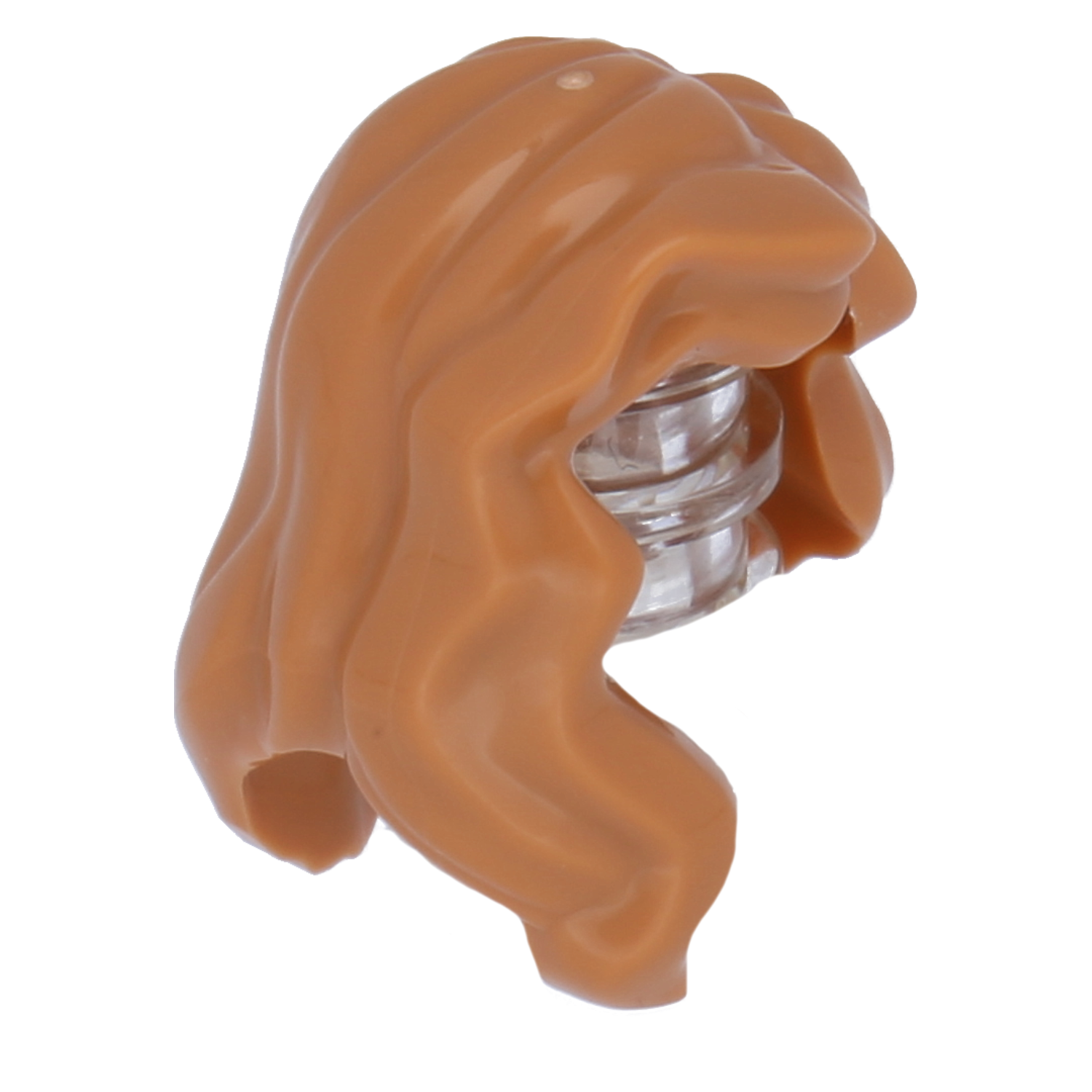 LEGO Minifigures Hair - Medium length and covering right shoulder