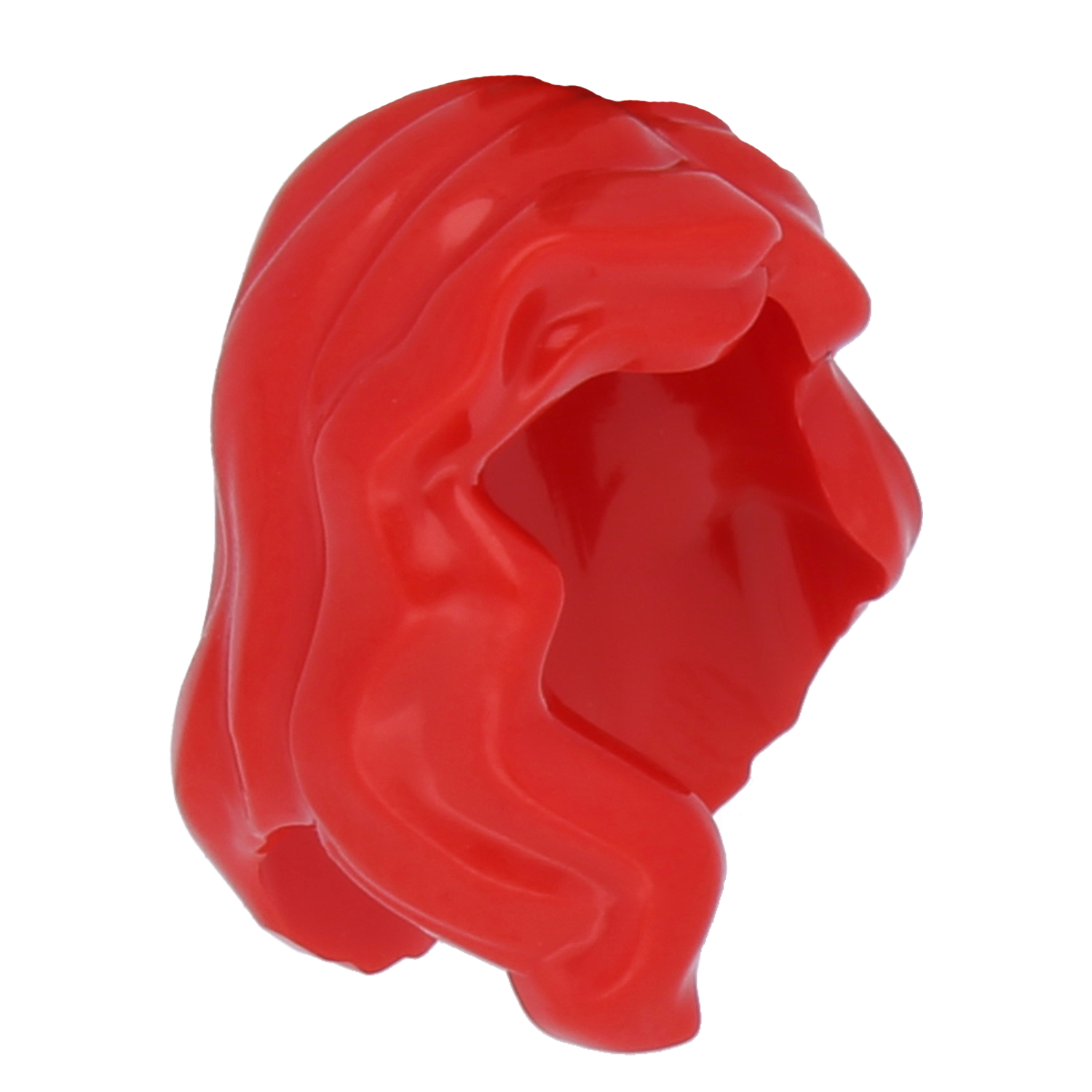 LEGO Minifigures Hair - Medium length and covering right shoulder