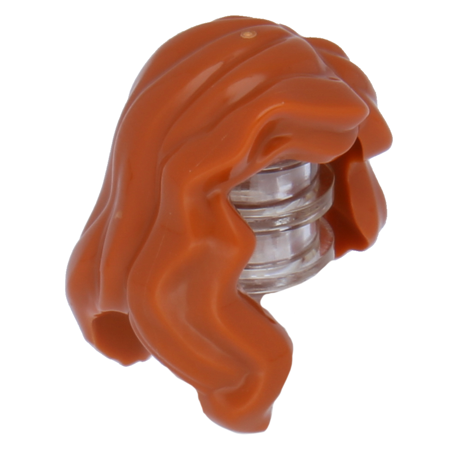 LEGO Minifigures Hair - Medium length and covering right shoulder