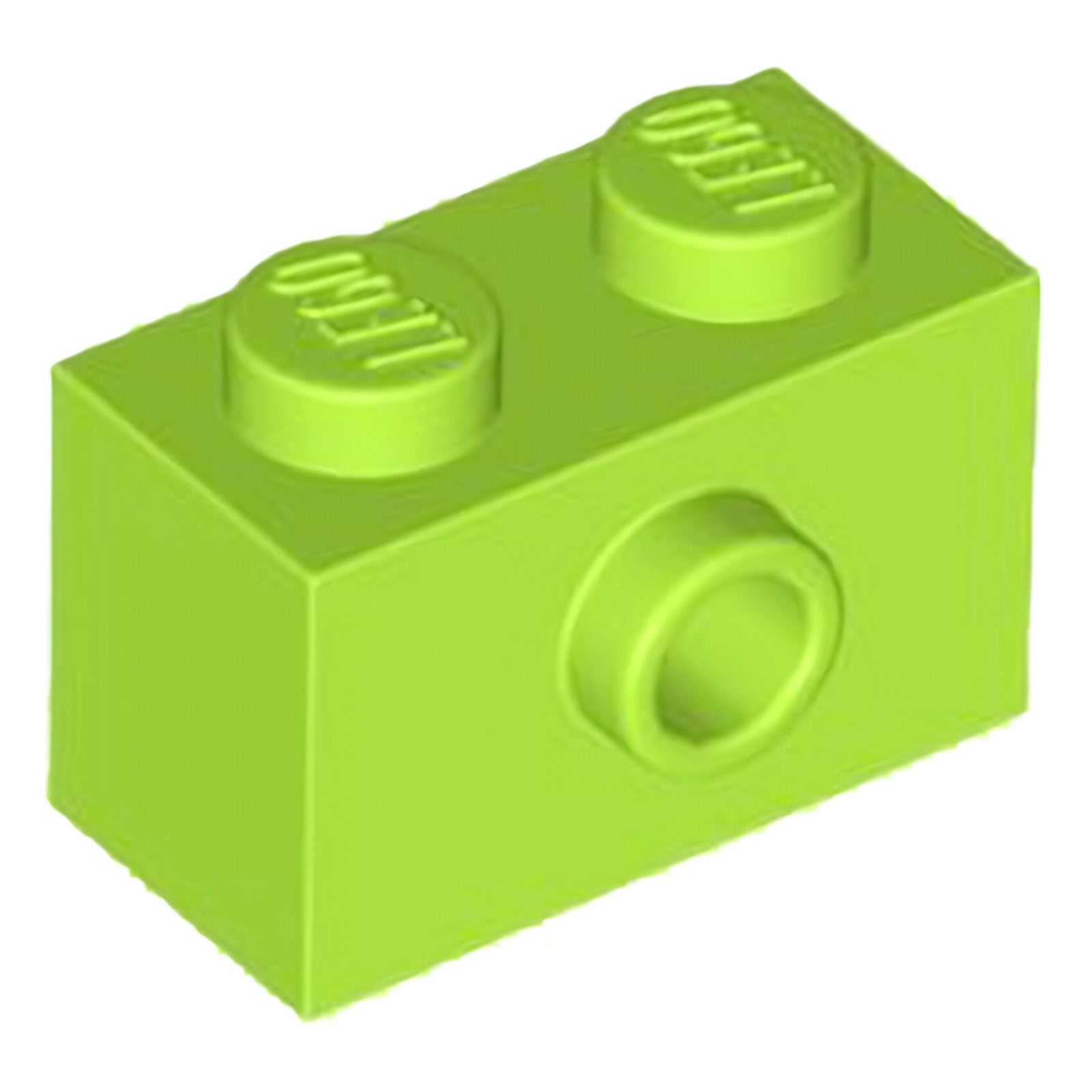 LEGO Stein modifiziert 1 x 2 mit Noppe auf Seite (86876) – Farbe wählbar