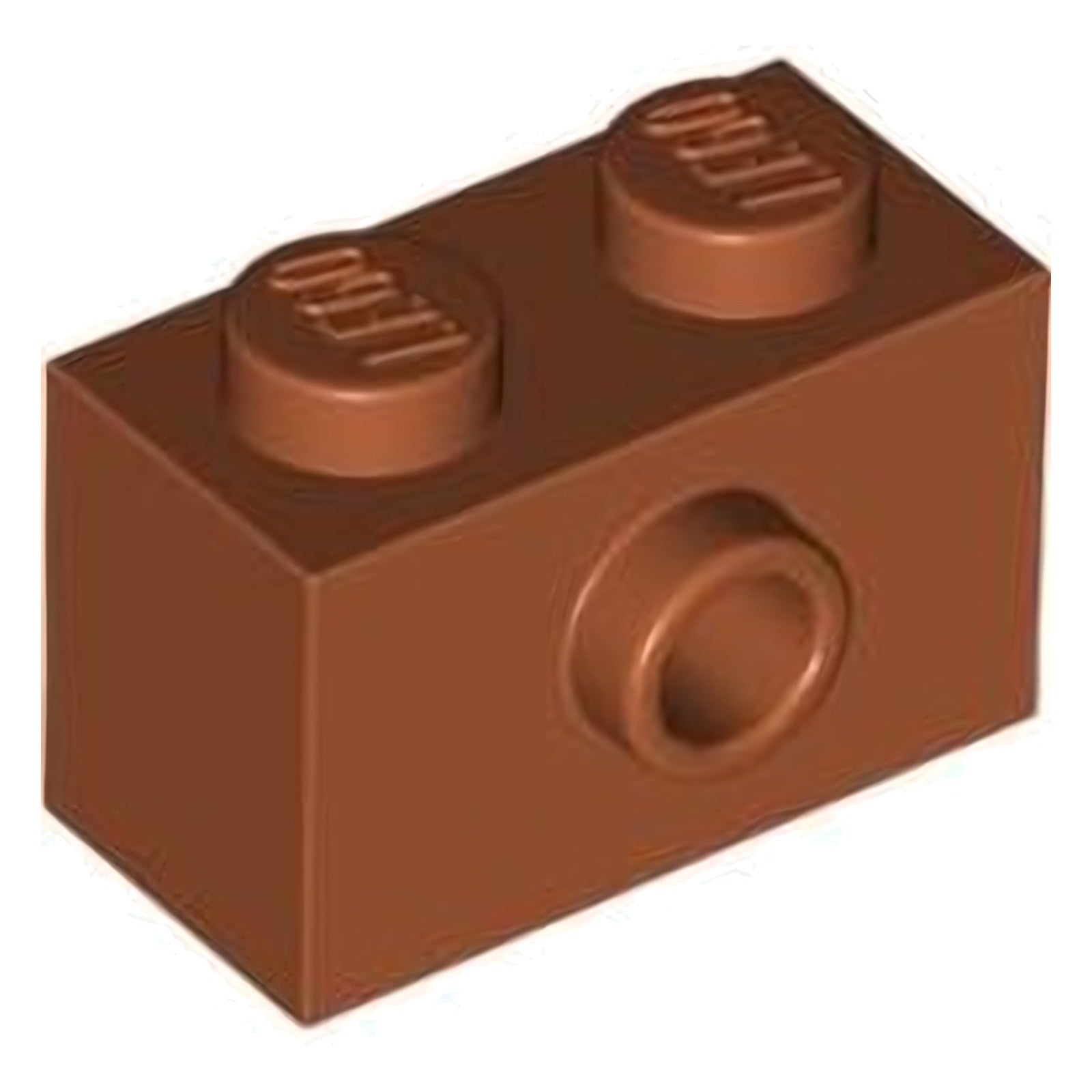 LEGO Stein modifiziert 1 x 2 mit Noppe auf Seite (86876) – Farbe wählbar