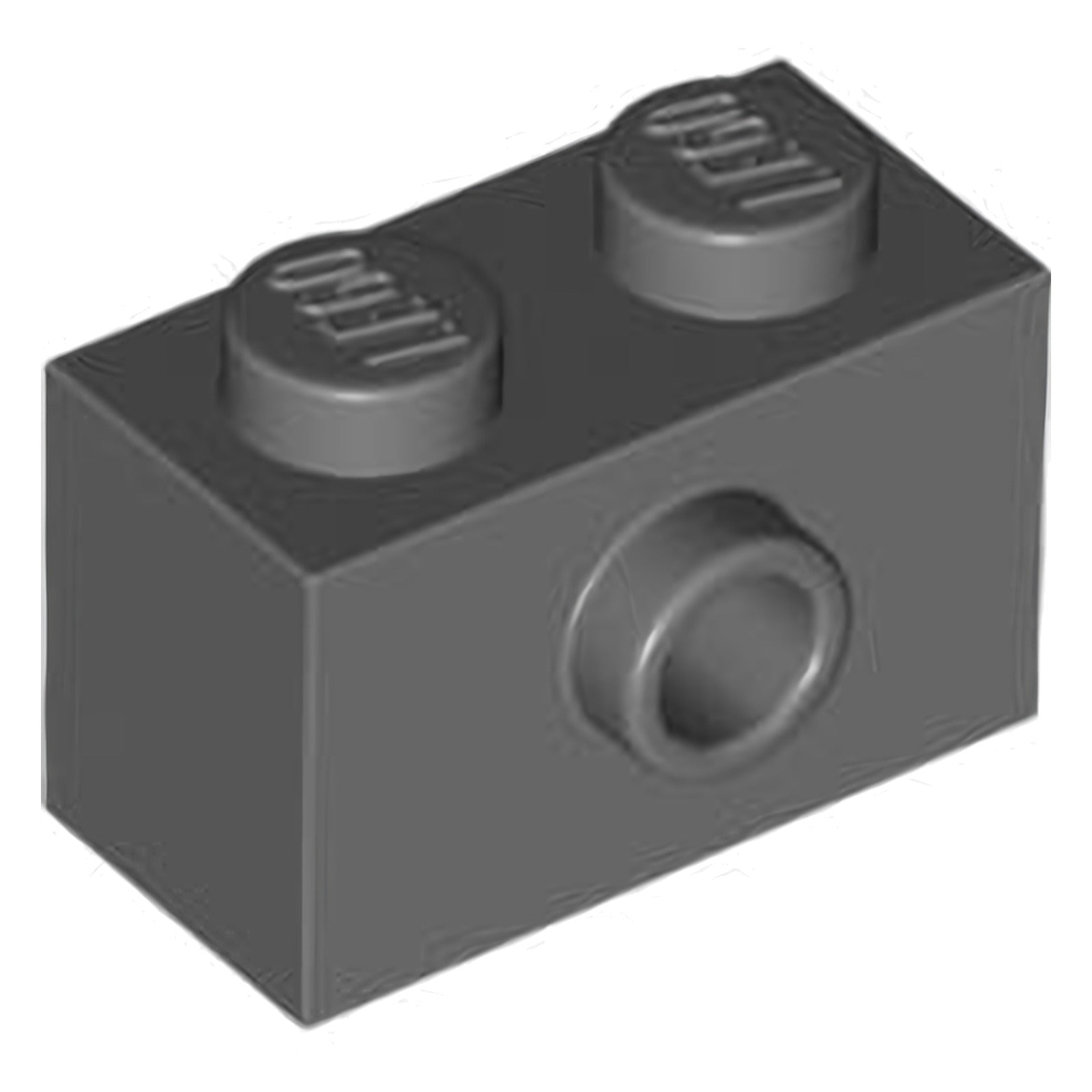 LEGO Stein modifiziert 1 x 2 mit Noppe auf Seite (86876) – Farbe wählbar