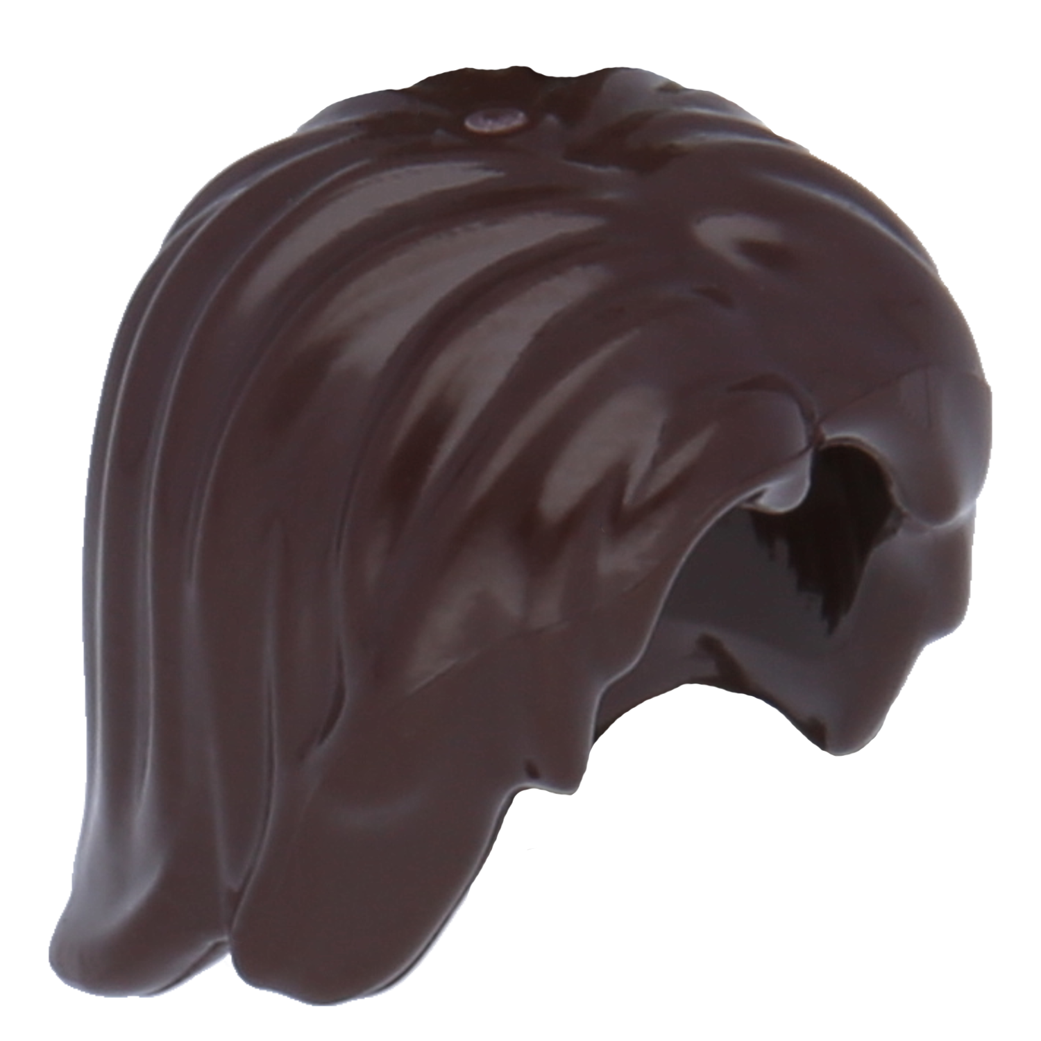 LEGO minifigures hair - medium length tousled with middle parting