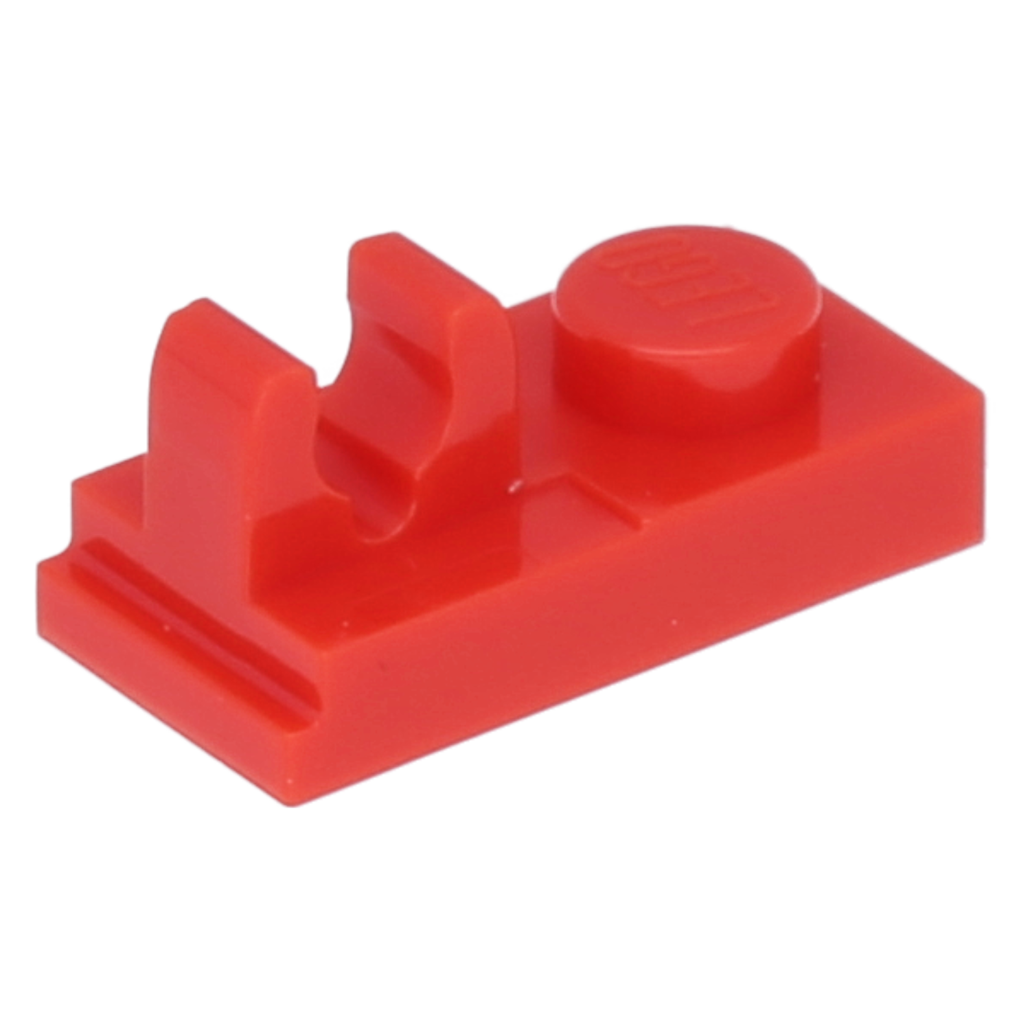 Lego plates (modified) - 1 x 2 with clip above