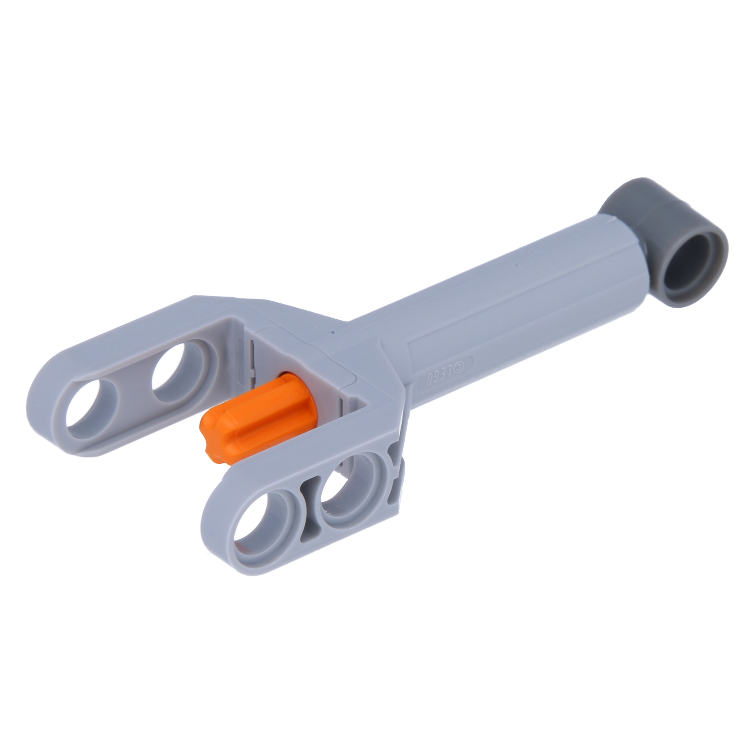 LEGO Technic (Sonstiges) - Linearantrieb Mini mit dunkelgrauem Kopf und orangefarbener Achse