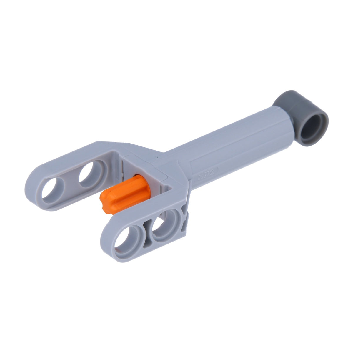 LEGO Technic (Sonstiges) - Linearantrieb Mini mit dunkelgrauem Kopf und orangefarbener Achse