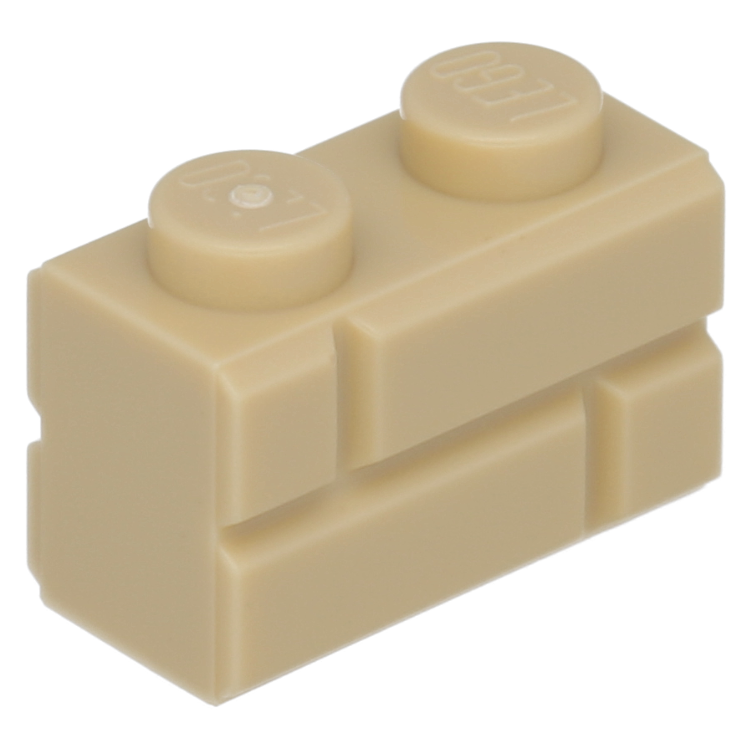 LEGO  Bricks (modified) - 1 x 2 with masonry profile
