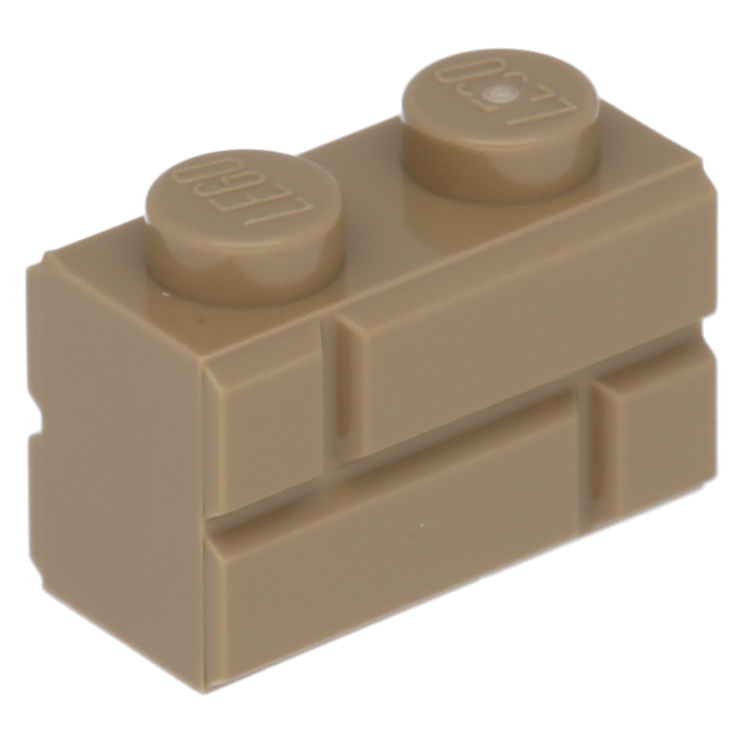 LEGO  Bricks (modified) - 1 x 2 with masonry profile