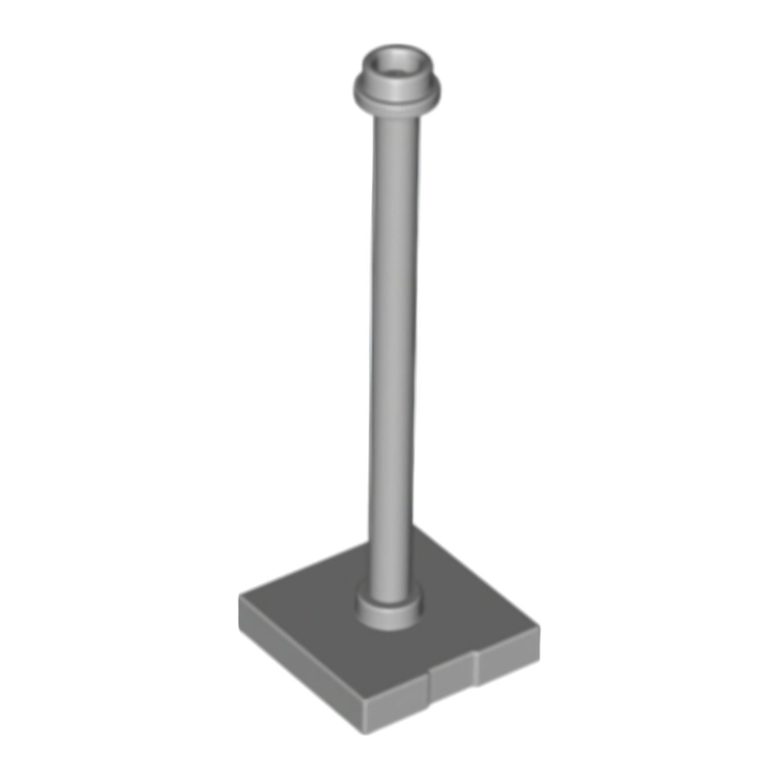 LEGO Fliese modifiziert 2 x 2 mit Stange und Noppe mit Stoppring (98549)