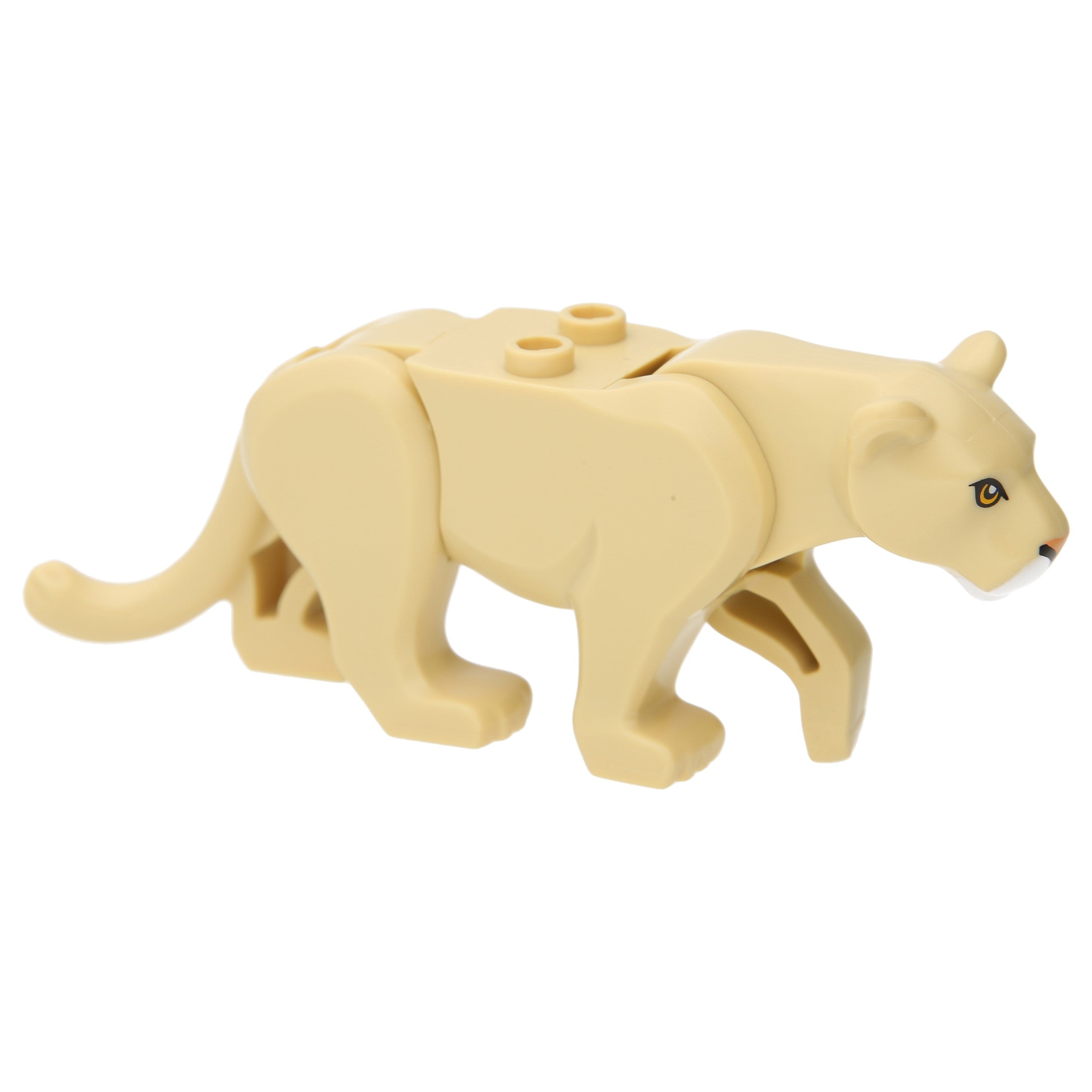 LEGO cats - lioness with light pink nose (Tan)