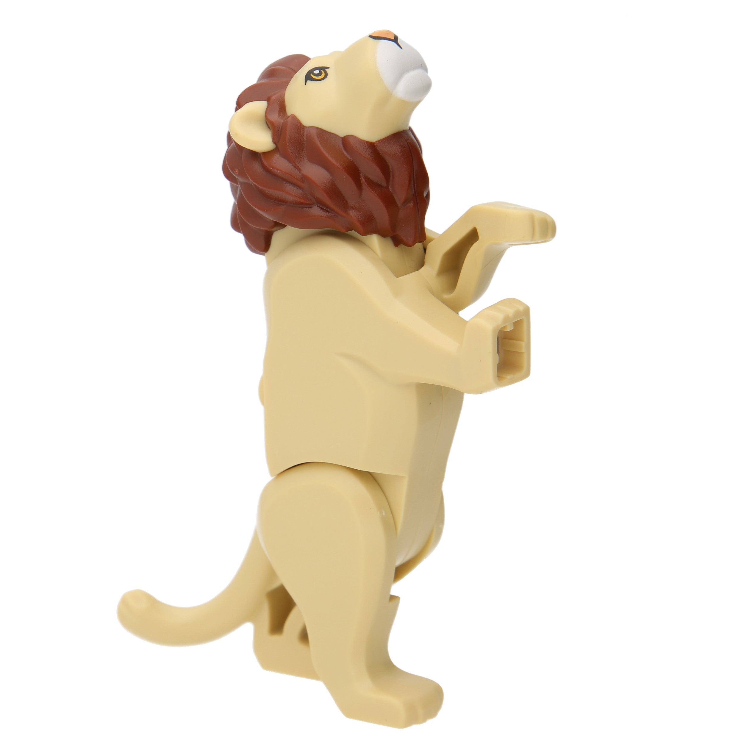 LEGO Katzen - Löwe mit rotbrauner Mähne (Beige)
