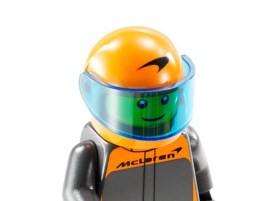 LEGO Minifigur McLaren Formula 1 Driver – Speed Champions (sc112) – neu
