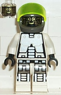 LEGO Minifigur Exploriens Droid - Dark Gray Helmet (sp011)