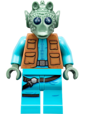 LEGO Minifigur Greedo (with Belt on Torso) – Star Wars (sw0898) – neu